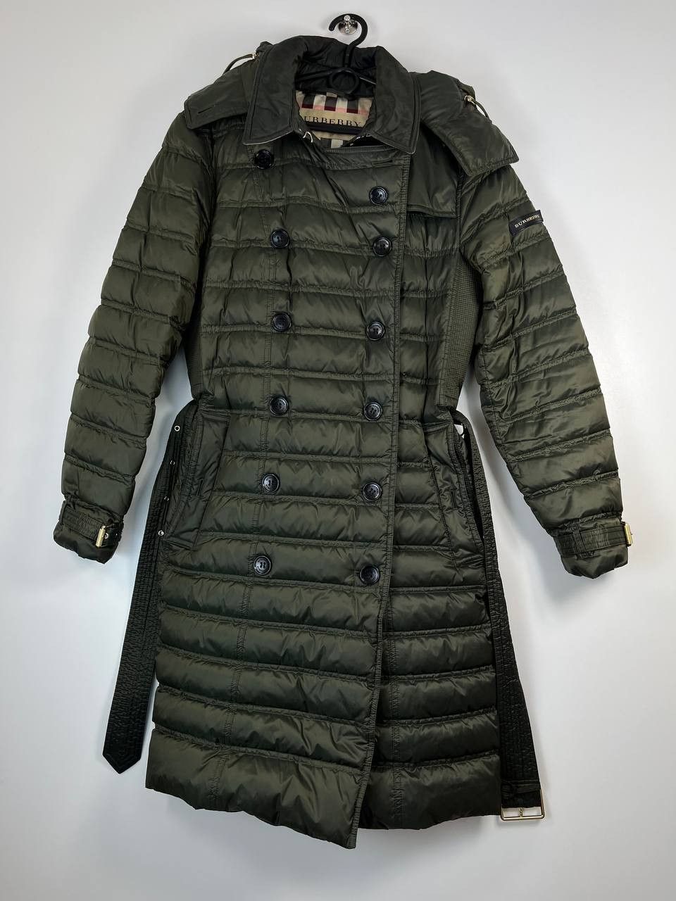 Burberry Burberry London Quilted Puffer Coat Hooded Womens Size L Size L / US 10 / IT 46 - 1 Thumbnail