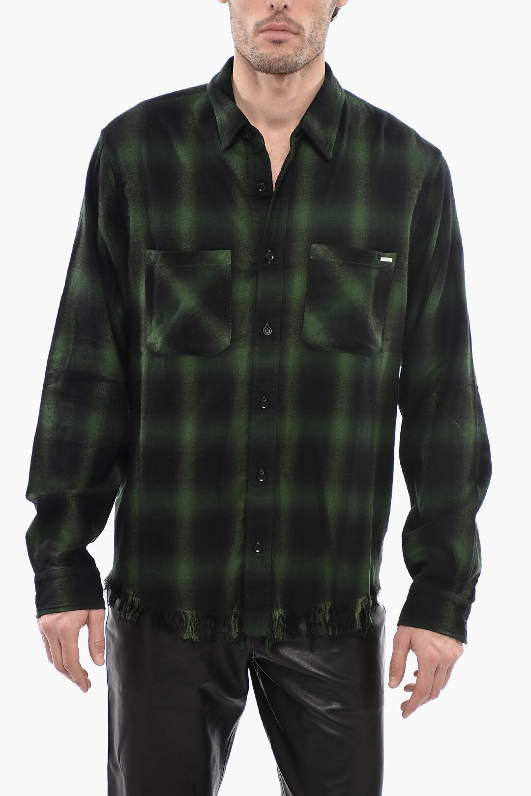 AMIRI Green Plaid Jacket