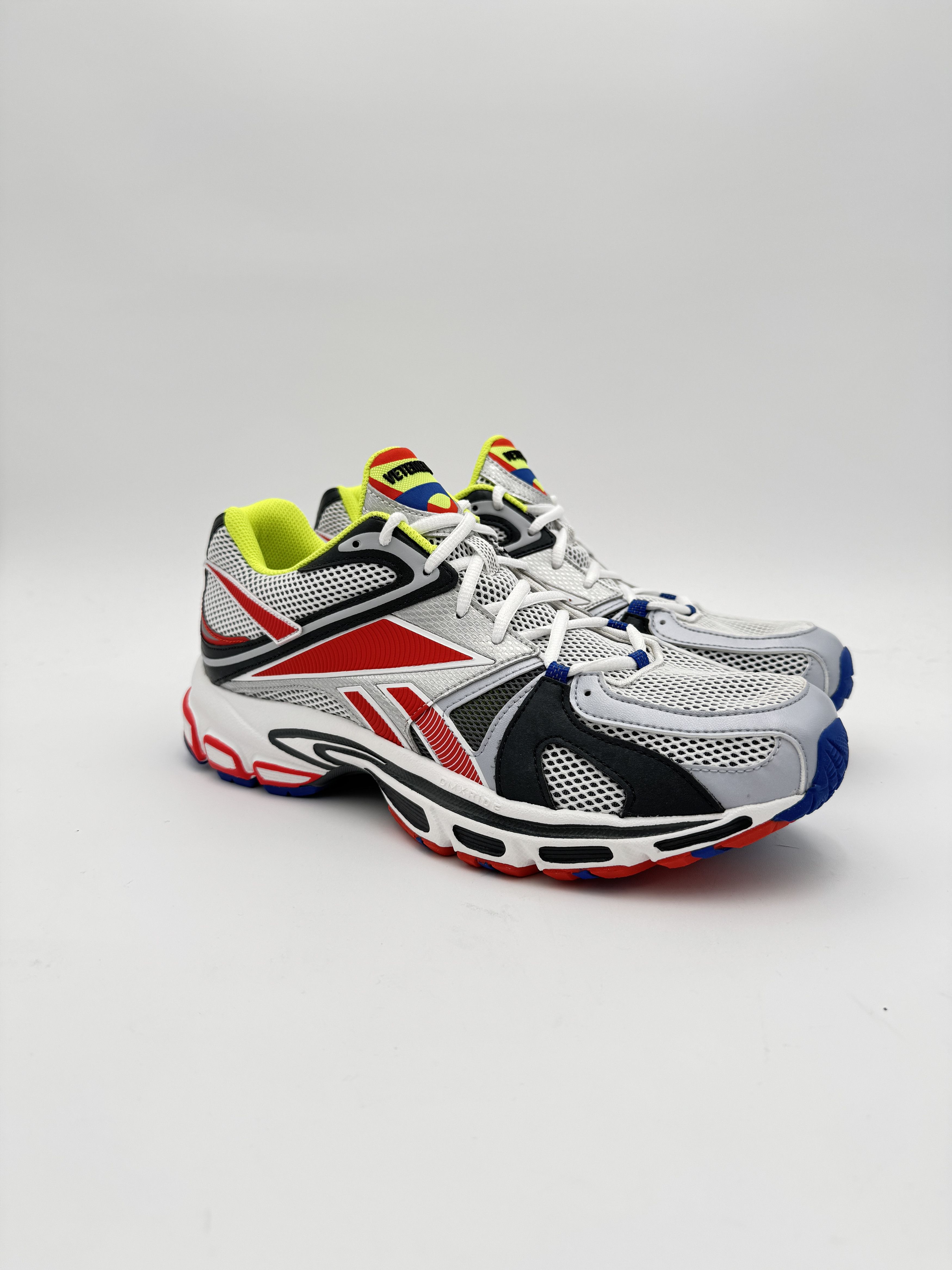 Reebok × Vetements Vetements Reebok Spike Runner 200 Gray Yellow Blue Red Size US 9 / EU 42 - 1 Thumbnail