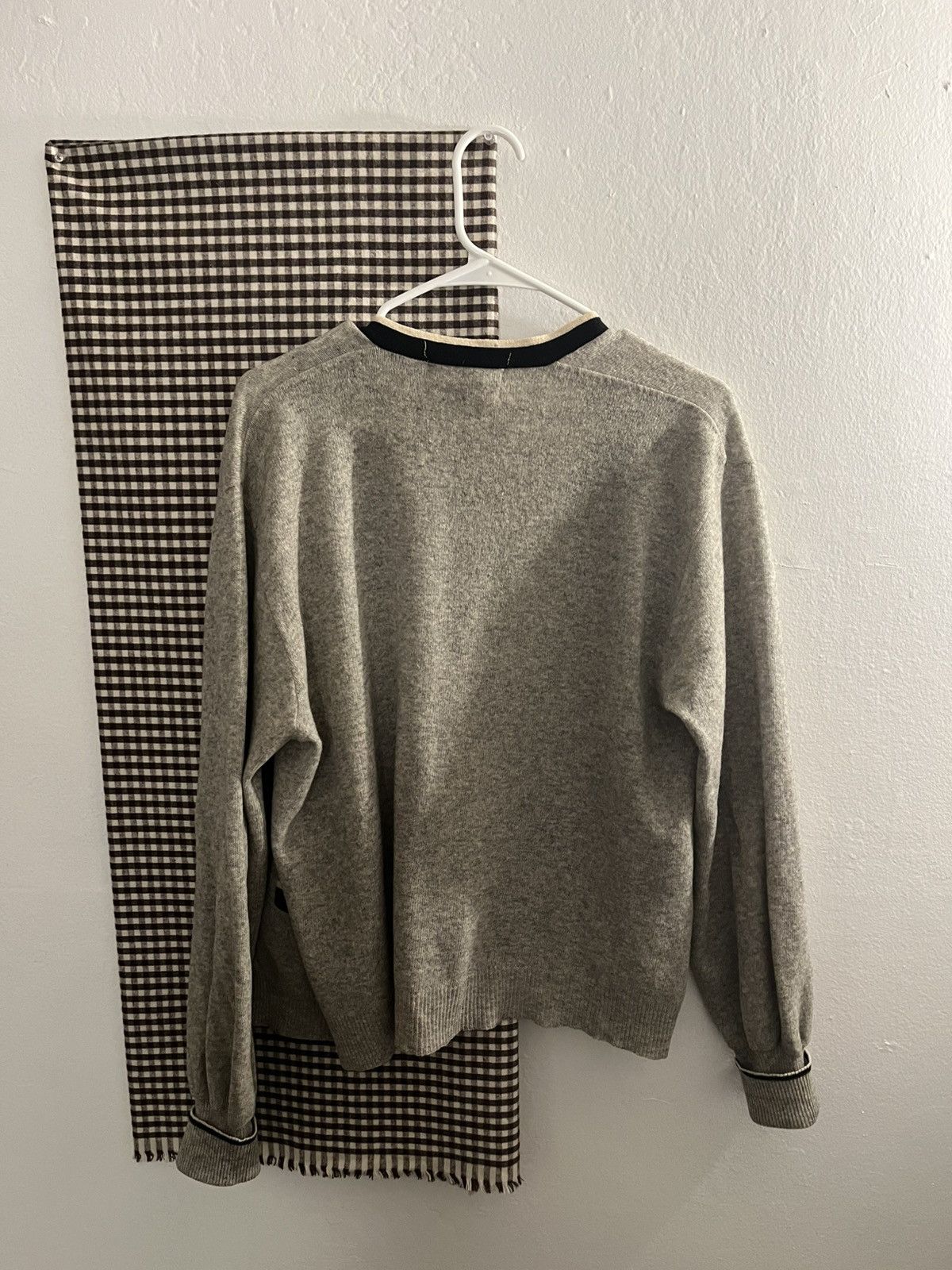Vintage towne and king wool knit cardigan — 1950s Size US S / EU 44-46 / 1 - 4 Thumbnail