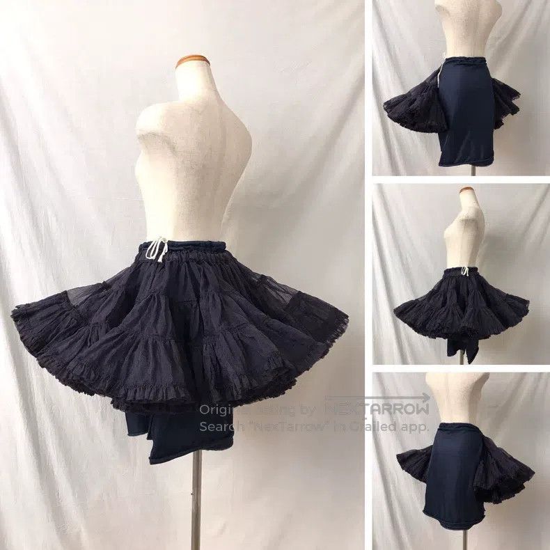 Comme des Garcons Comme des Garcons size S Black Skirt Size 22" - 6 Thumbnail
