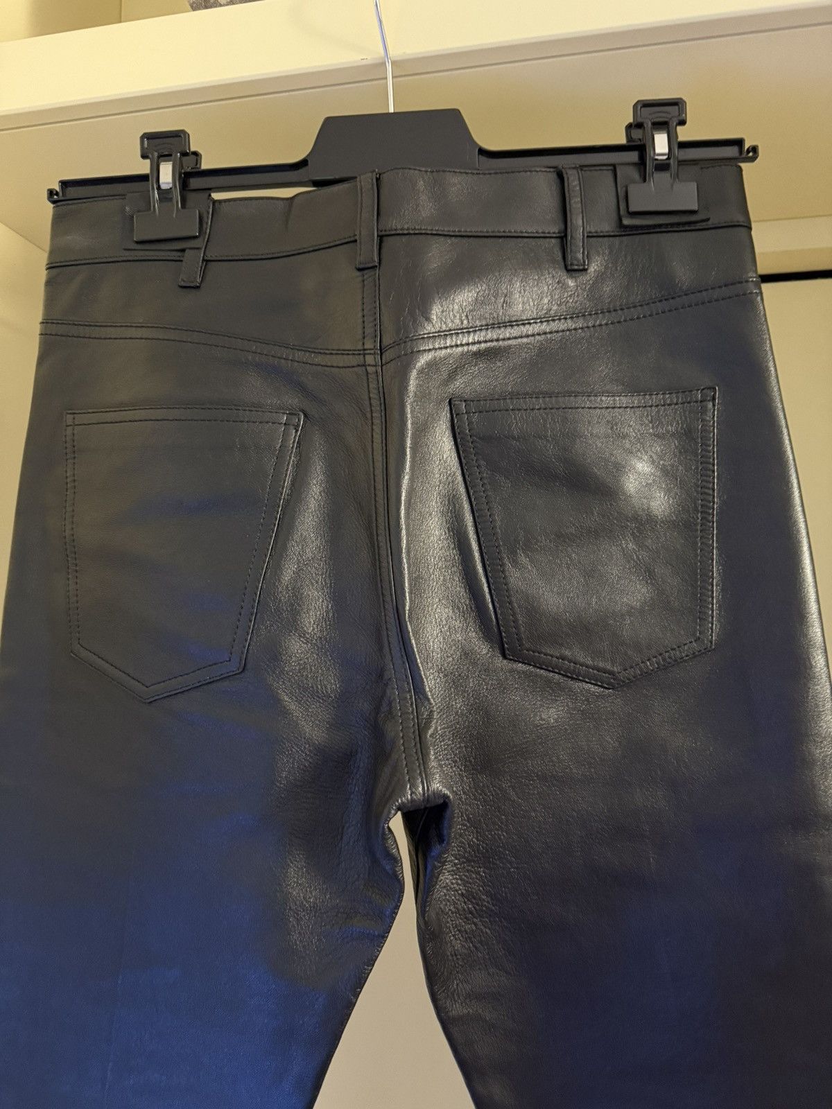 Celine Hedi Slimane for Celine Dylan leather pants Size US 29 - 7 Thumbnail