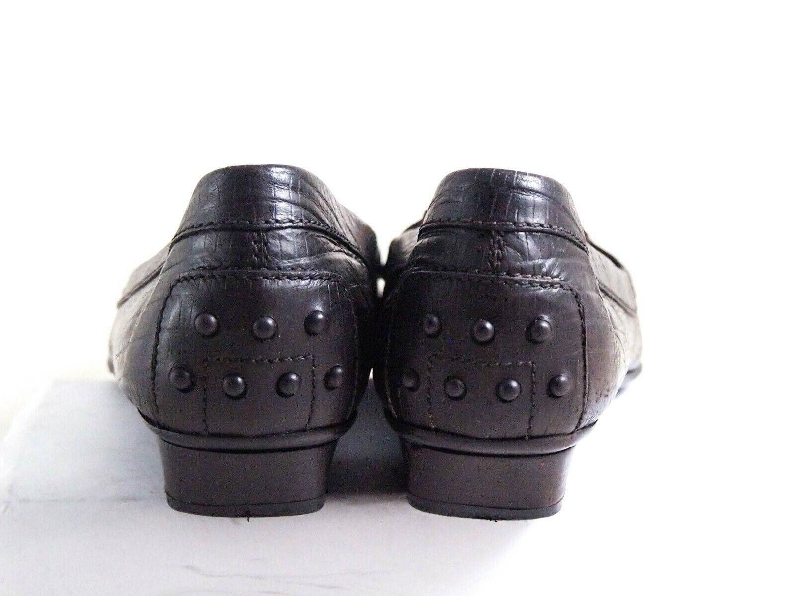 Tod's Tod's Low Heel Pumps Brown Leather Womens US 10 EU 40 Size US 10 / IT 40 - 7 Thumbnail