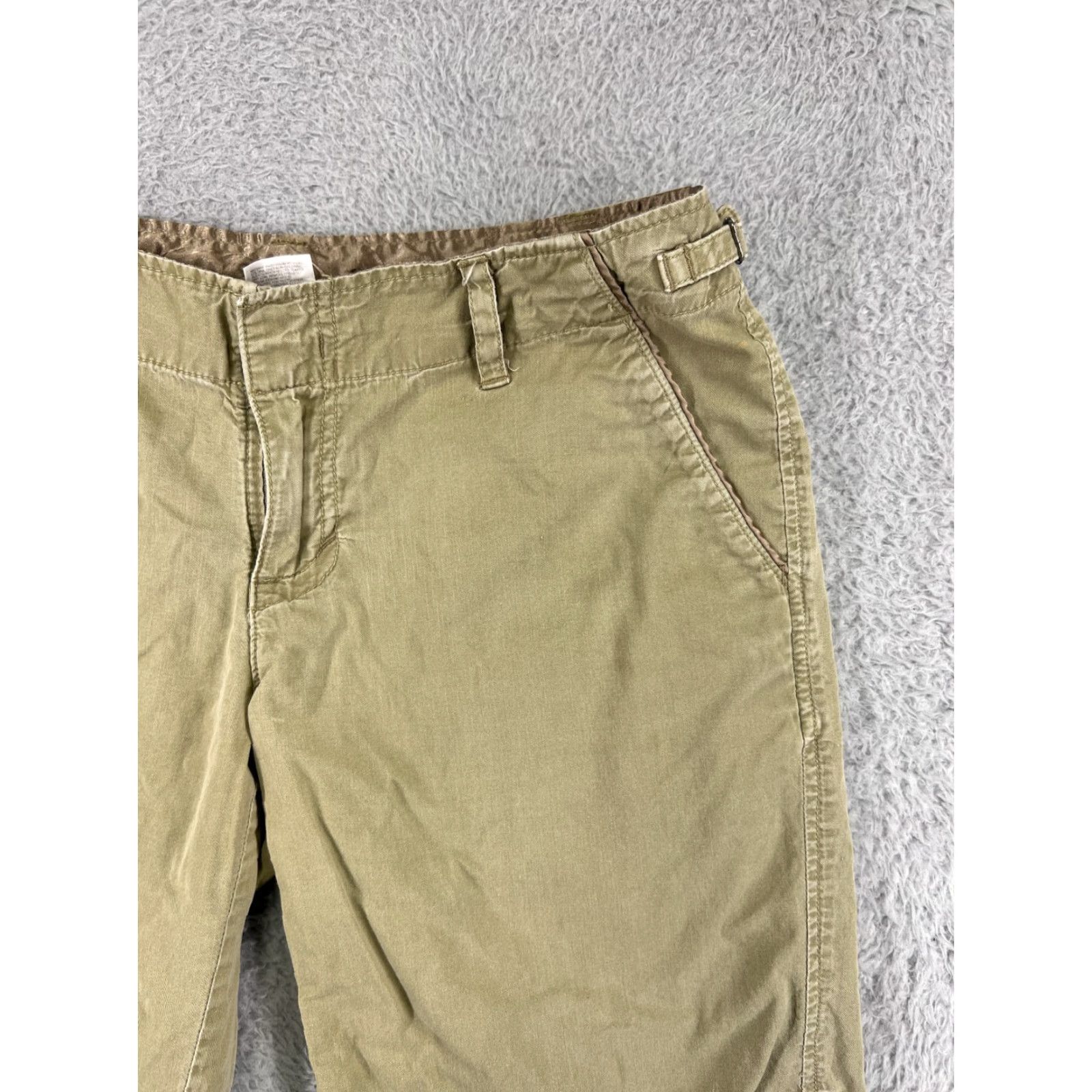 The North Face The North Face Shorts Womens 8 Beige Floral Embroidered Cotton Blend Buckles Size 30" / US 8 / IT 44 - 6 Thumbnail