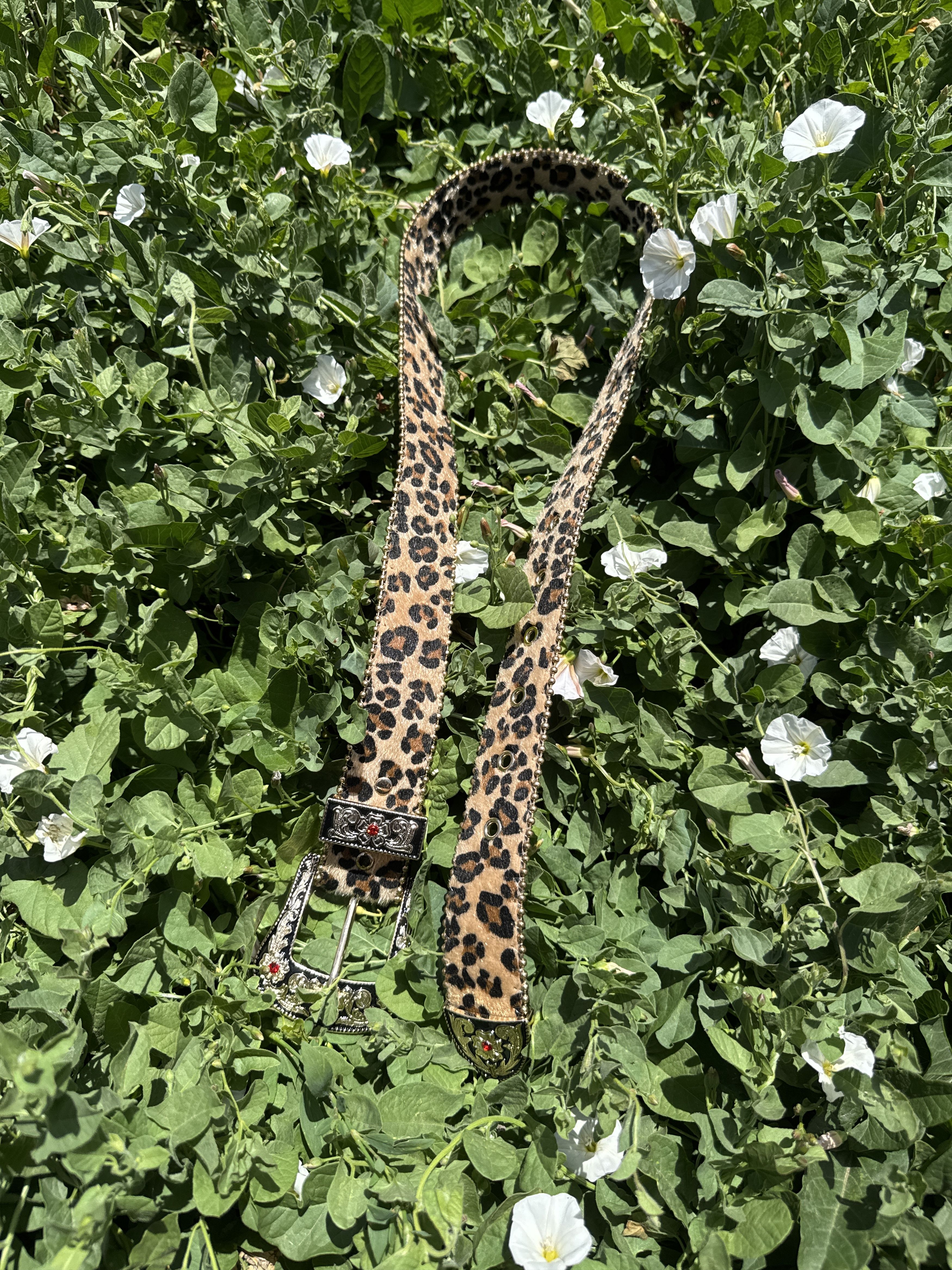 Other Y2K Leopard Print Rhinestone Western Belt Size ONE SIZE - 5 Thumbnail