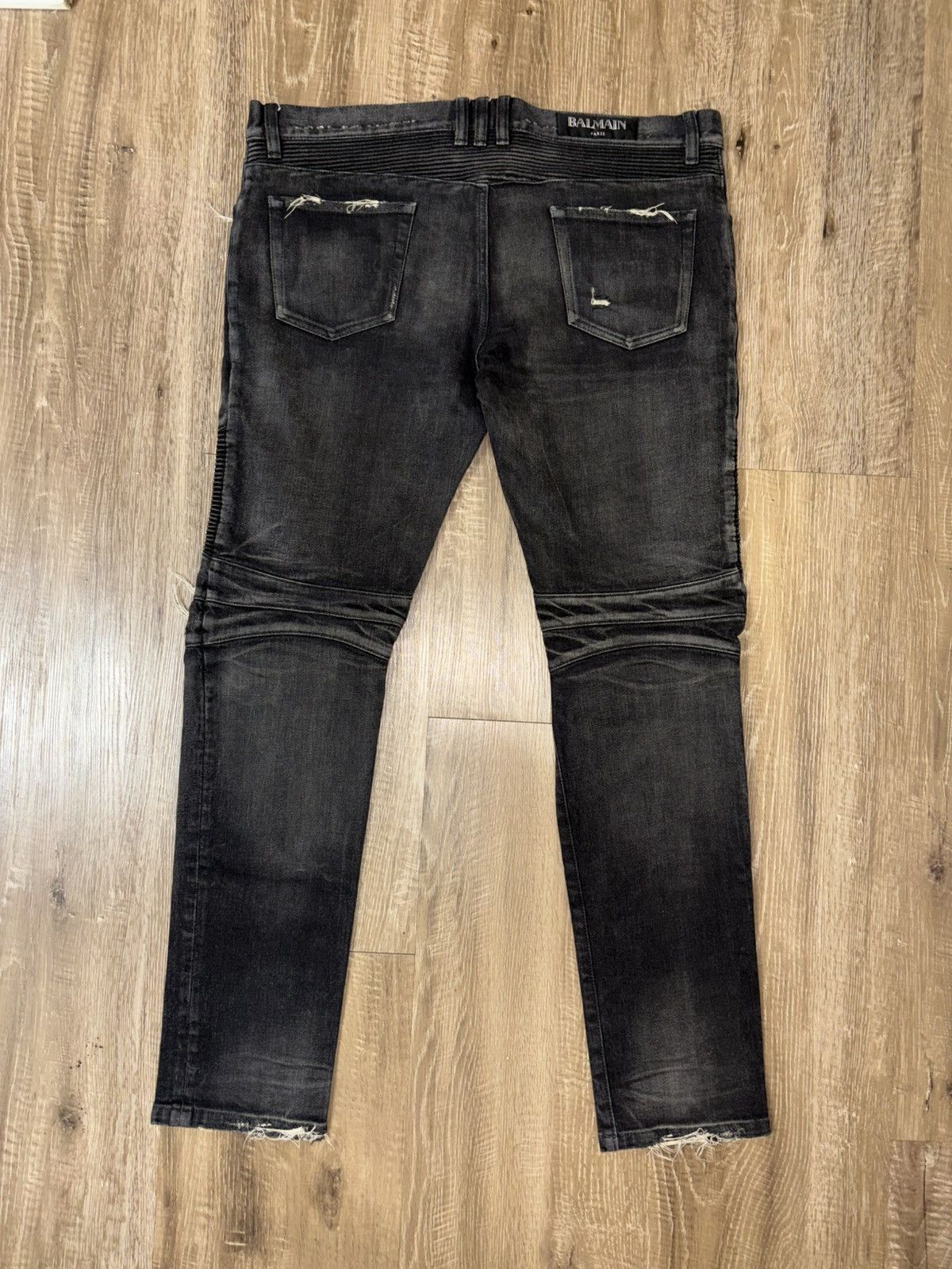 Balmain Balmain biker denim Size US 36 / EU 52 - 2 Thumbnail