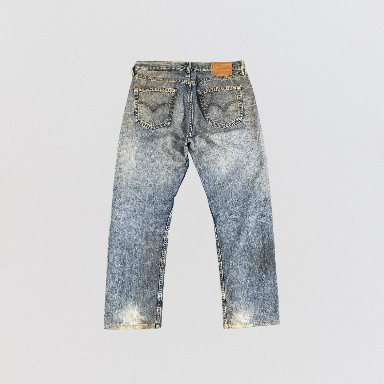 Levi's Vintage 90s Dirty Levis 501 Jeans-JM575 Size US 34 / EU 50 - 3 Thumbnail
