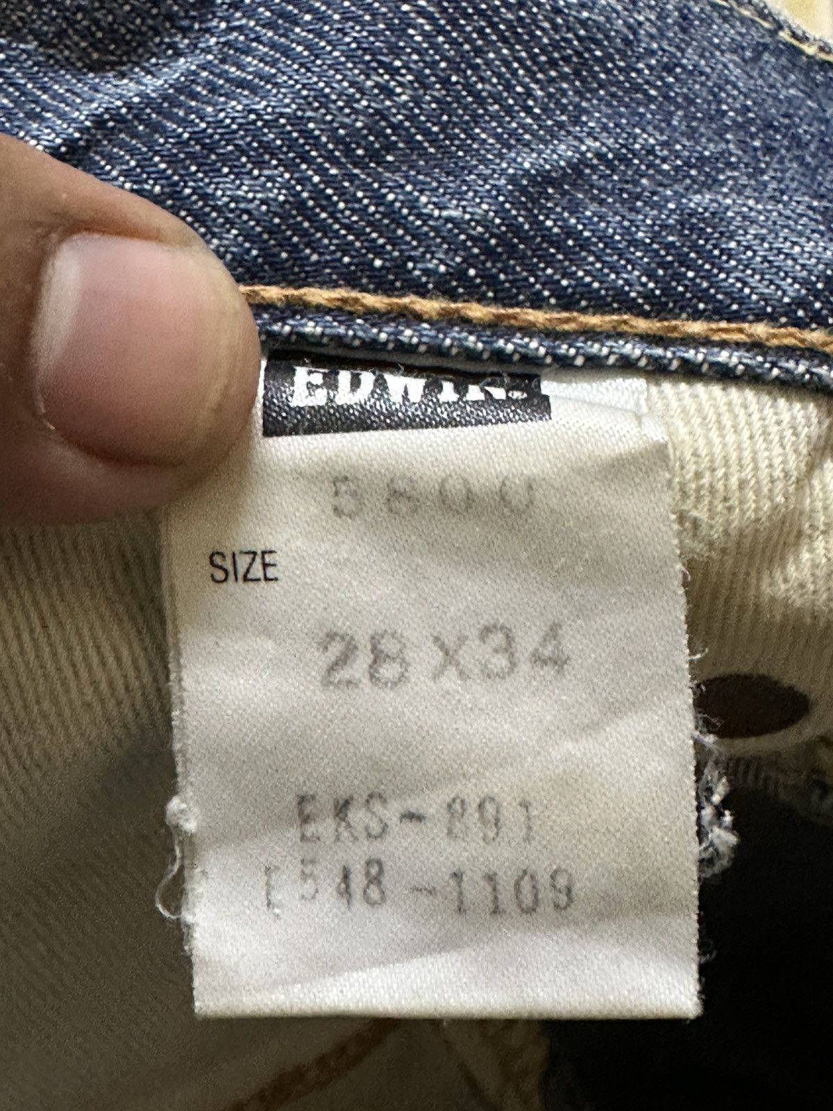 Edwin Vintage Edwin 800 SX Flare Mudwash Distressed Denim Size US 27 - 7 Thumbnail