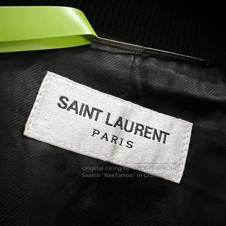 Saint Laurent Paris Saint Laurent Paris Striped baseball jacket Size US L / EU 52-54 / 3 - 4 Thumbnail