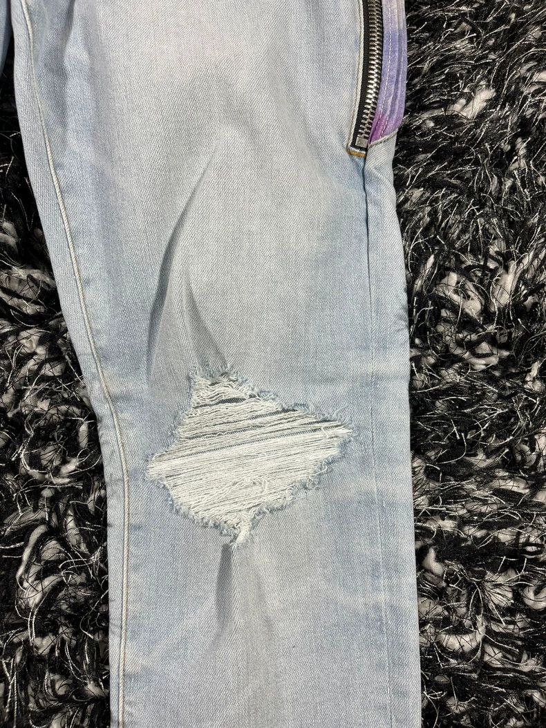 Amiri Amiri Watercolor Half Track Jean Size US 33 - 3 Thumbnail