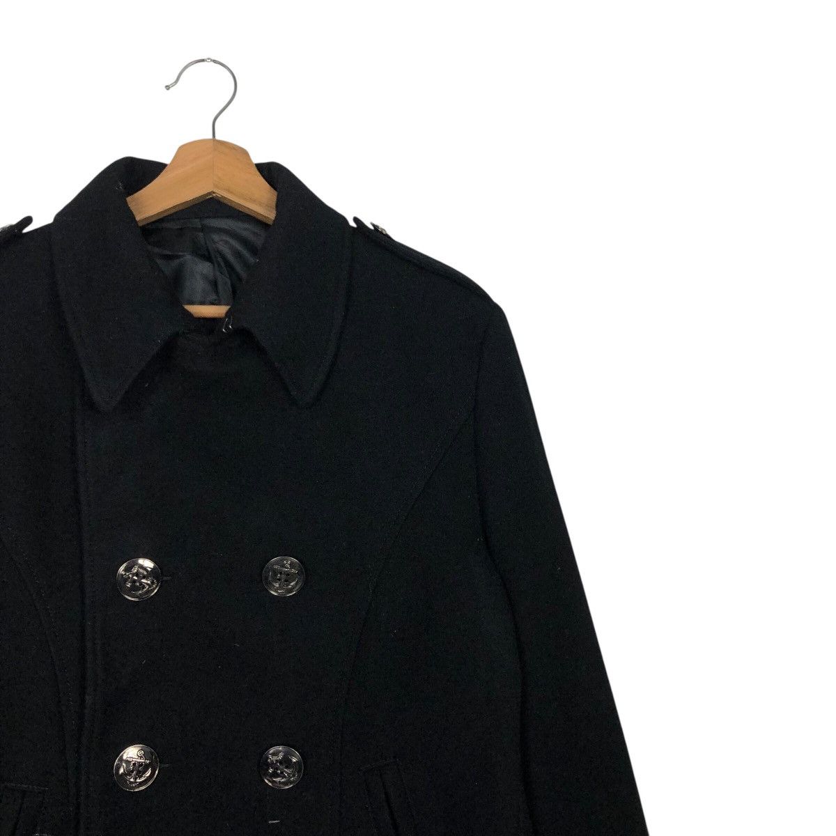 PPFM 📌Rich Black Vintage Wool Chore Jacket PPFM Issey Miyake Size US M / EU 48-50 / 2 - 7 Thumbnail