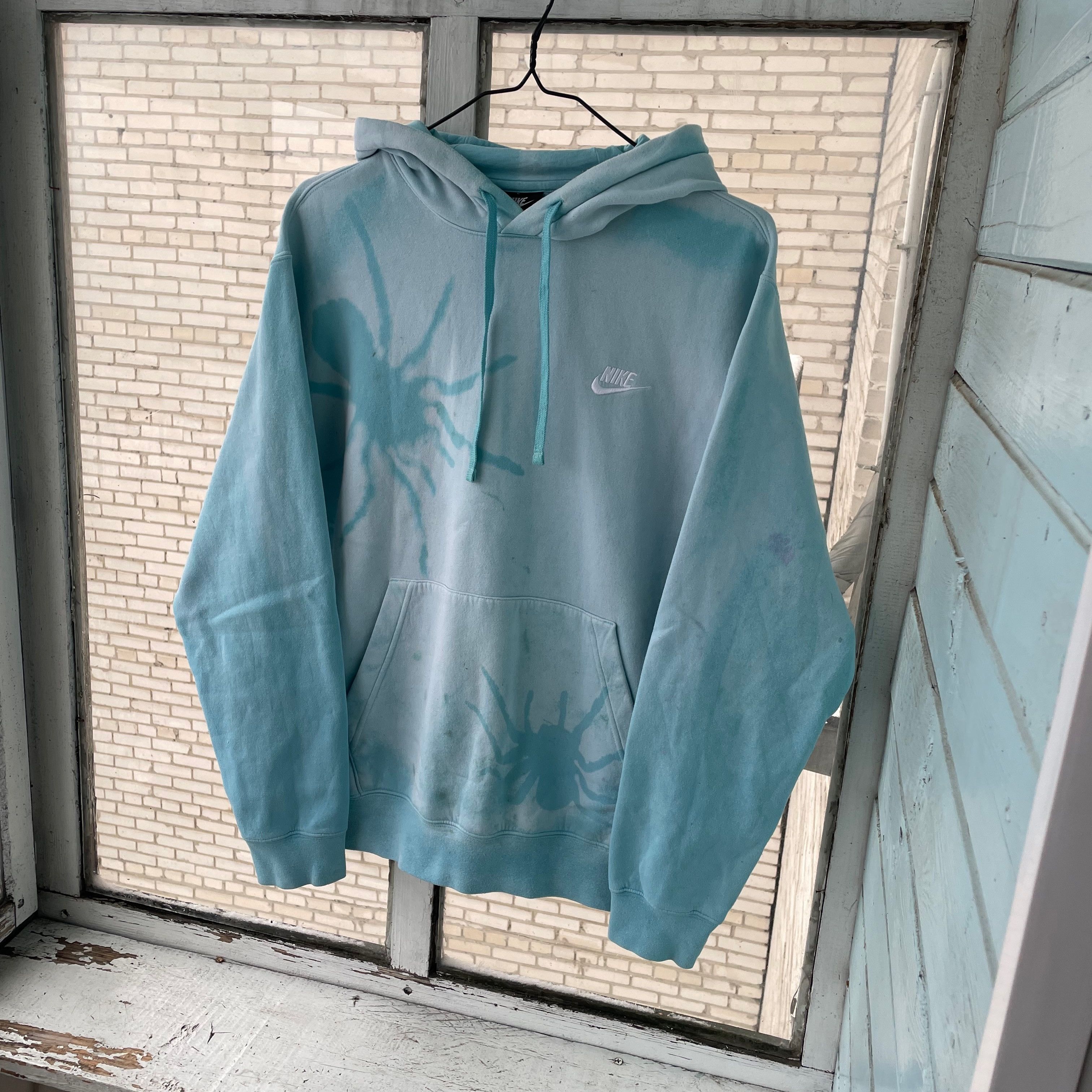 Nike Nike Custom hoodie spider faded patern bleached y2k opium Size US M / EU 48-50 / 2 - 4 Thumbnail