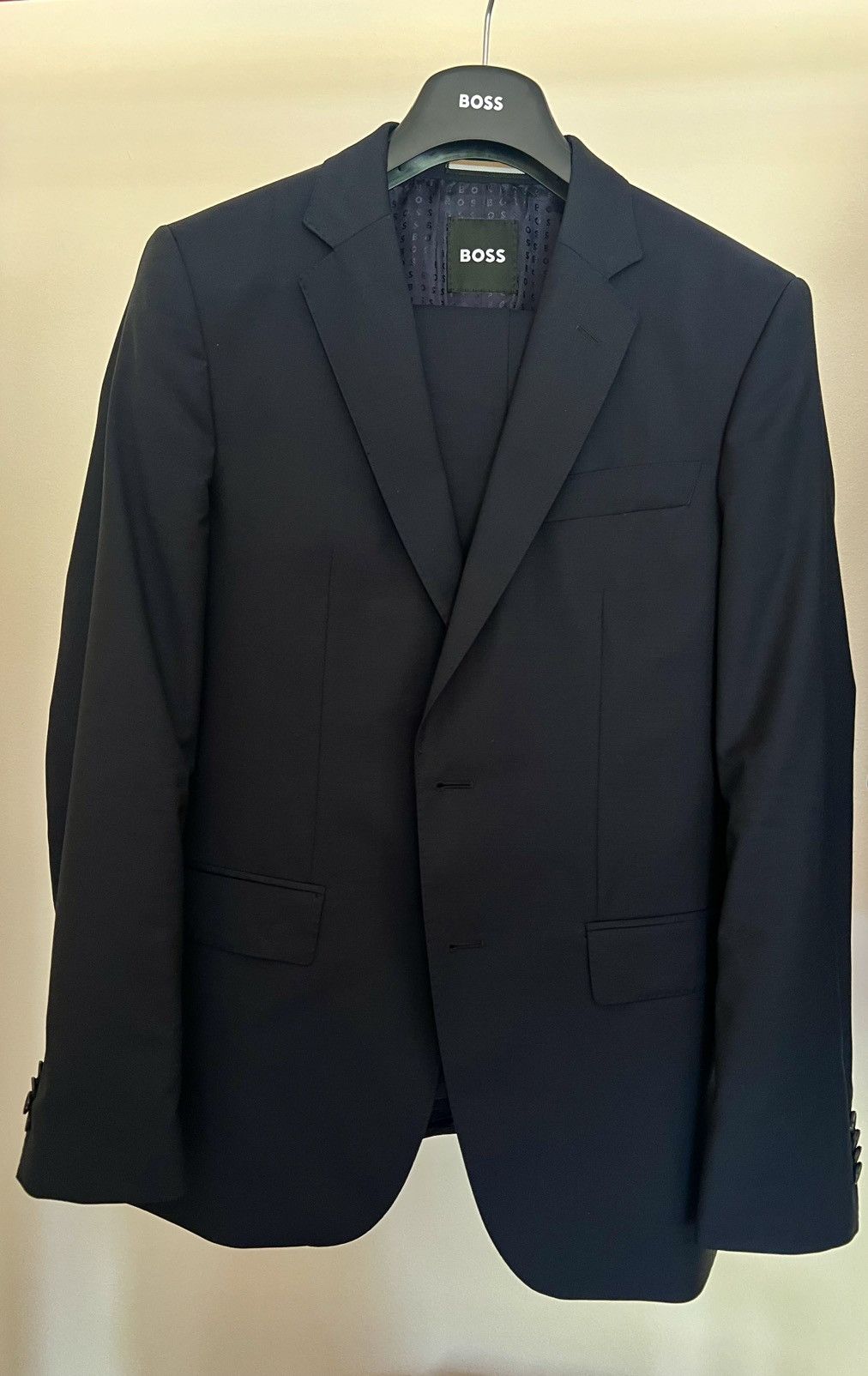Hugo Boss Hugo Boss H-Huge Suit Super 120’s Guabello Wool 48EU/ 38R US Size 38R - 4 Thumbnail