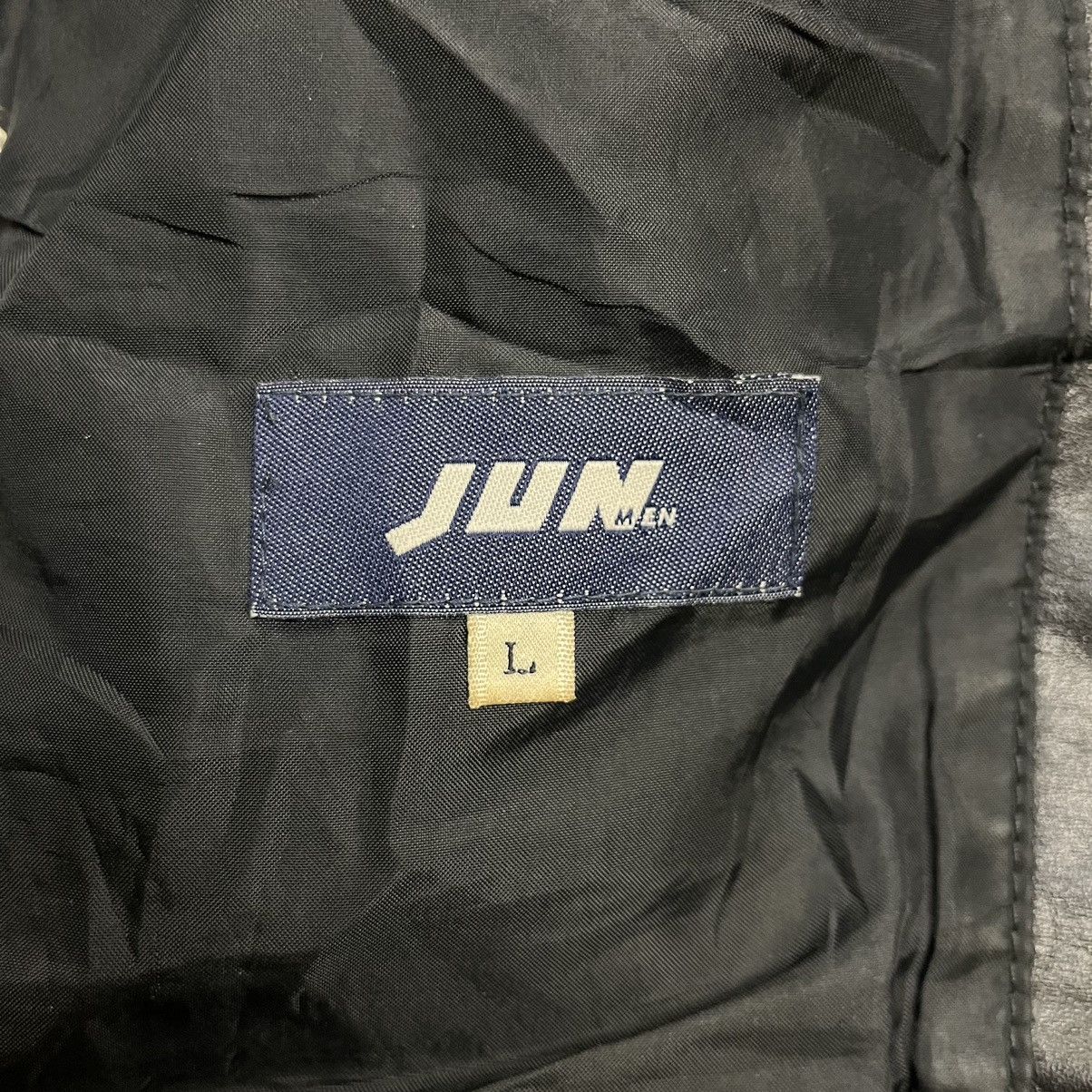 Japanese Brand Vintage 90s Jun men leather jacket Size US L / EU 52-54 / 3 - 6 Thumbnail