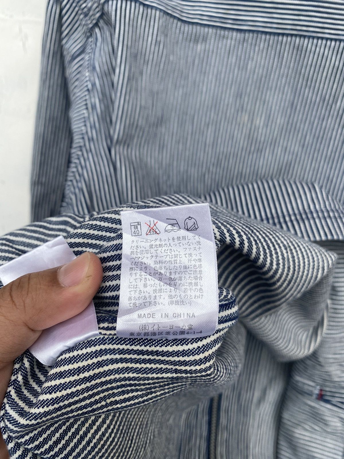 Japanese Brand IY Basic Hickory Stripe Zipper Jacket Size US M / EU 48-50 / 2 - 6 Thumbnail