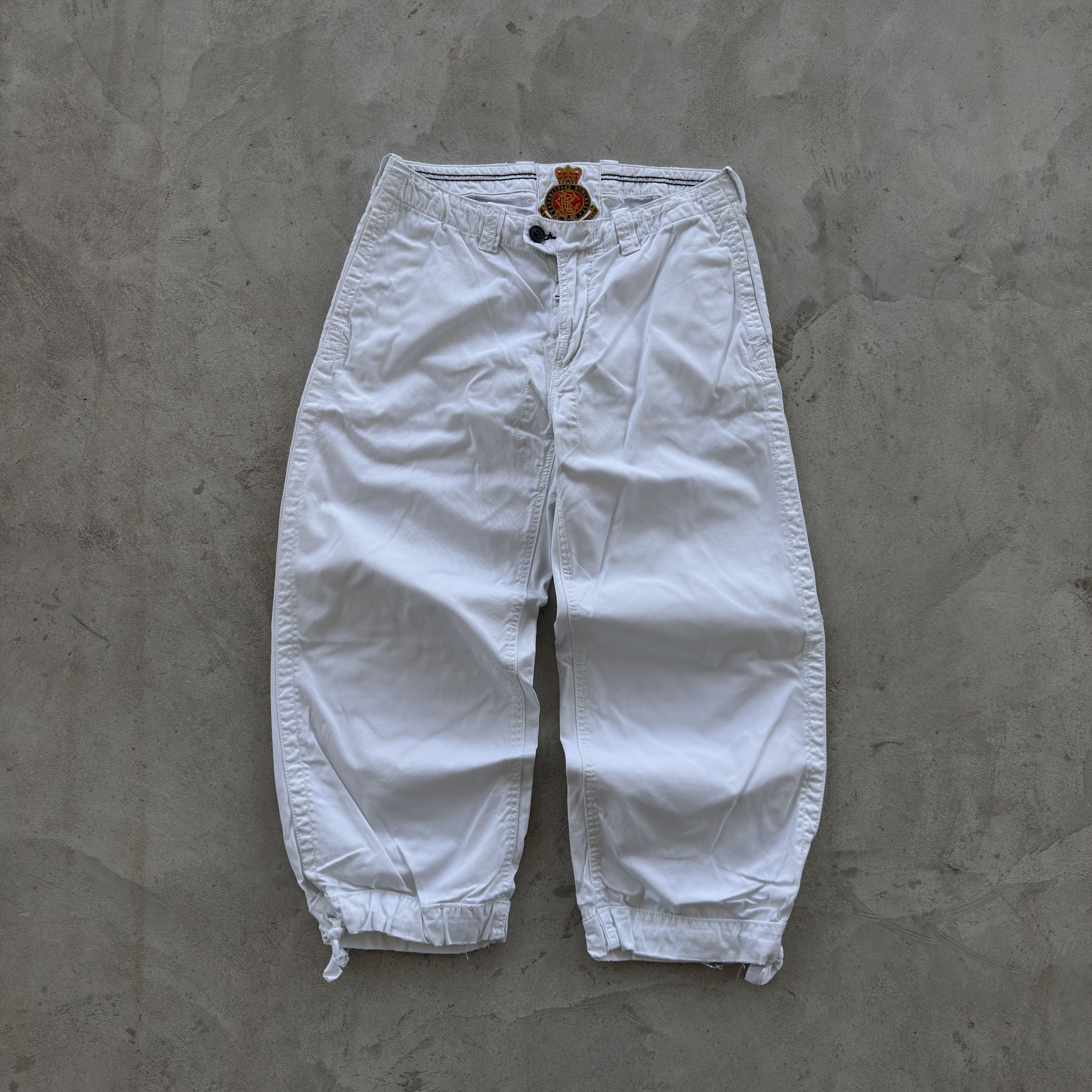 Polo Ralph Lauren Polo Ralph Lauren White Big Pony Crest Cargo Pants 34x34 Size US 34 / EU 50 - 2 Thumbnail