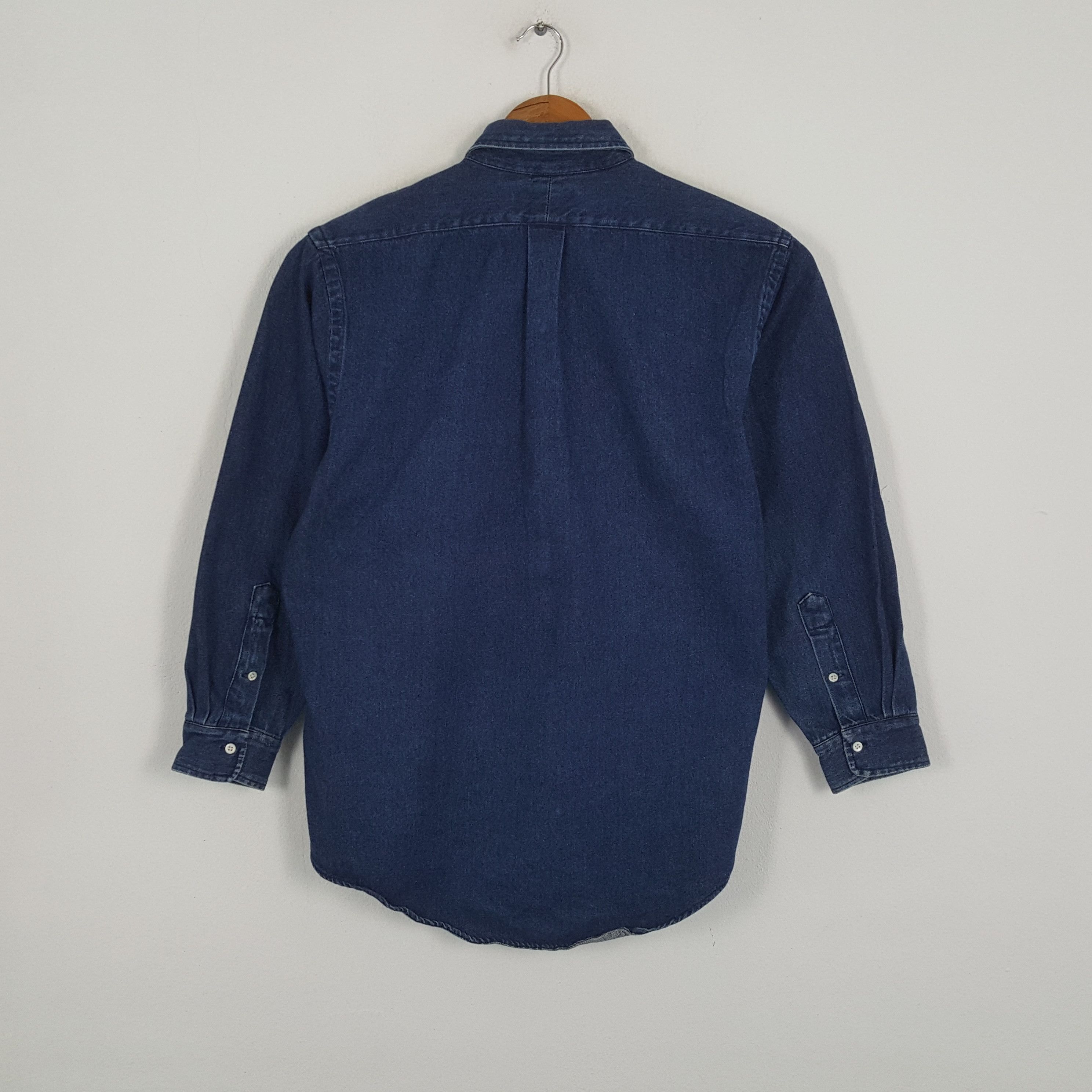 Polo Ralph Lauren × Ralph Lauren × Vintage Vintage POLO by RALPH LAUREN Fashion Brand Denim Shirts Size US L / EU 52-54 / 3 - 3 Thumbnail