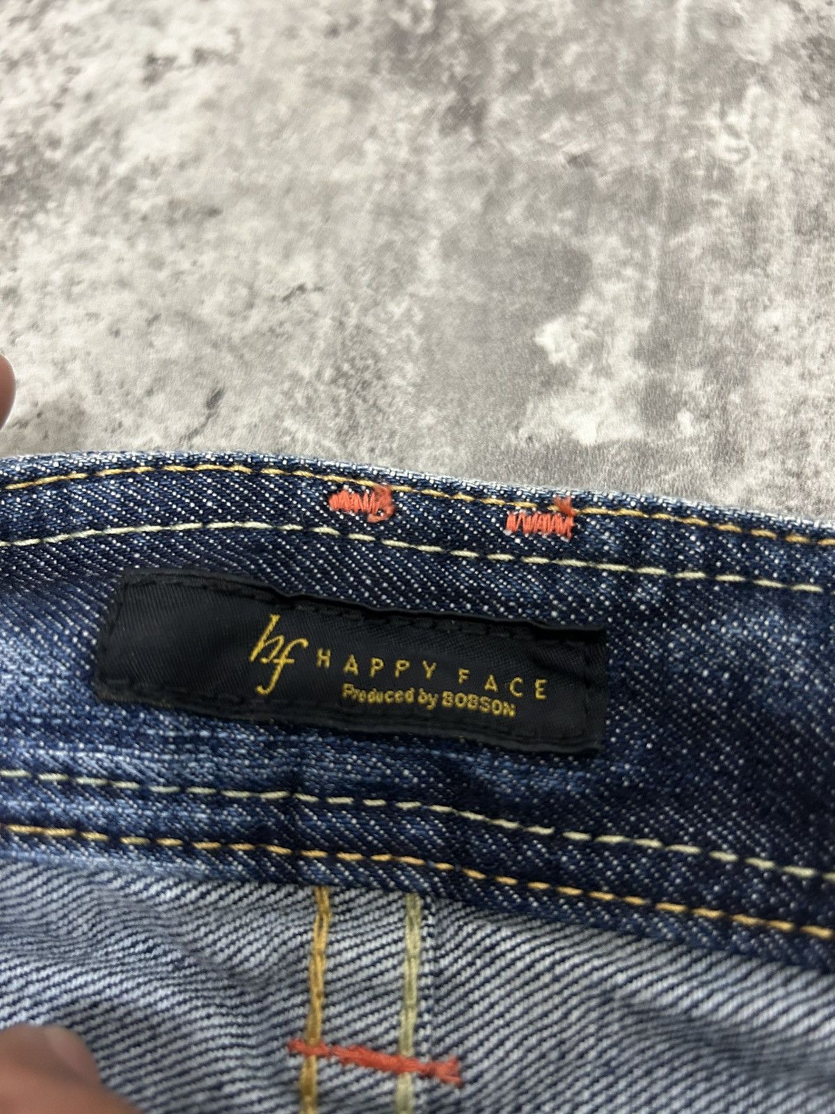 If Six Was Nine × Japanese Brand × Le Grande Bleu (L.G.B.) Happy Face Bobson japan Flare jeans Size US 30 / EU 46 - 8 Thumbnail