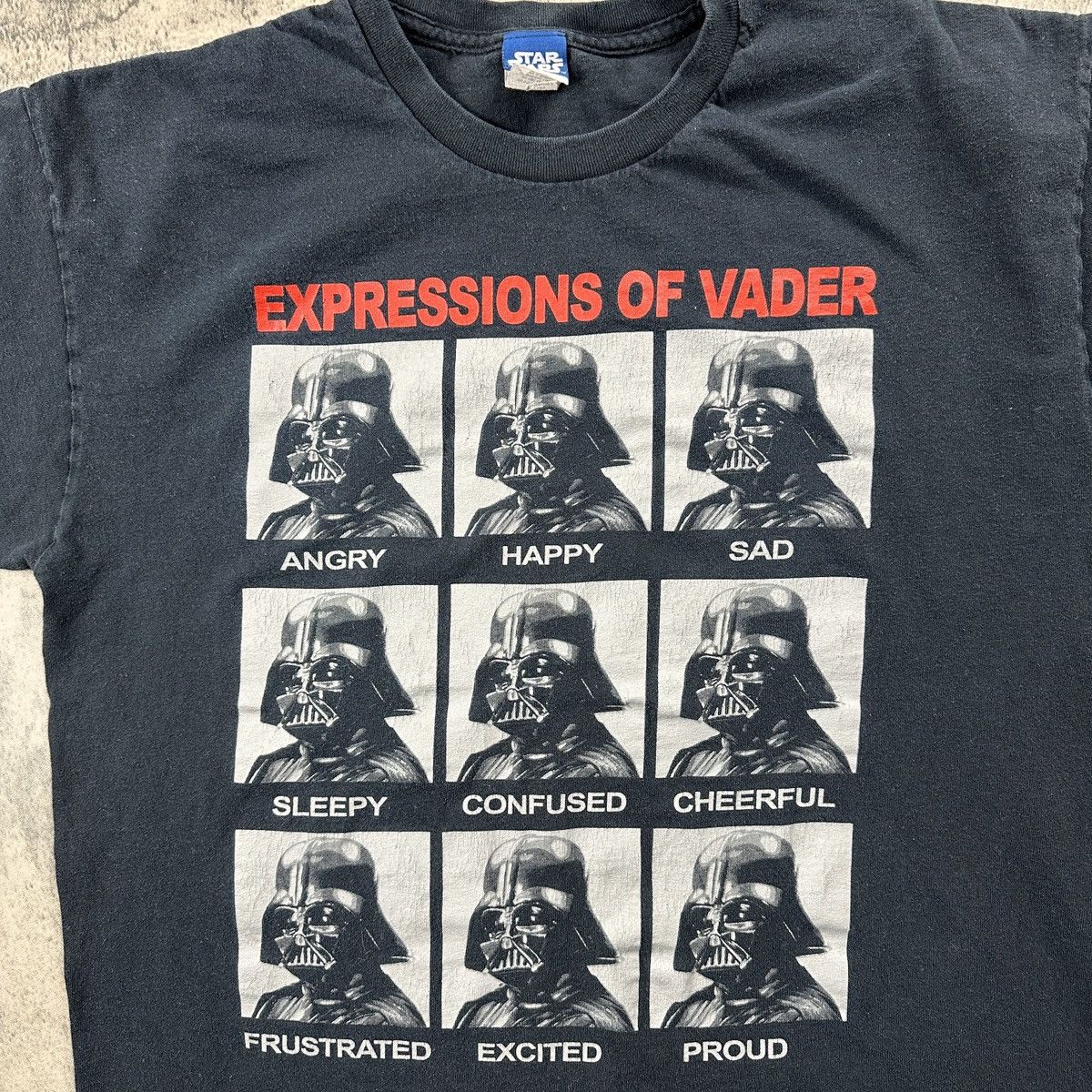 Star Wars × Vintage Vintage Expressions of Darth Vader Star Wars T Shirt Size US L / EU 52-54 / 3 - 2 Thumbnail