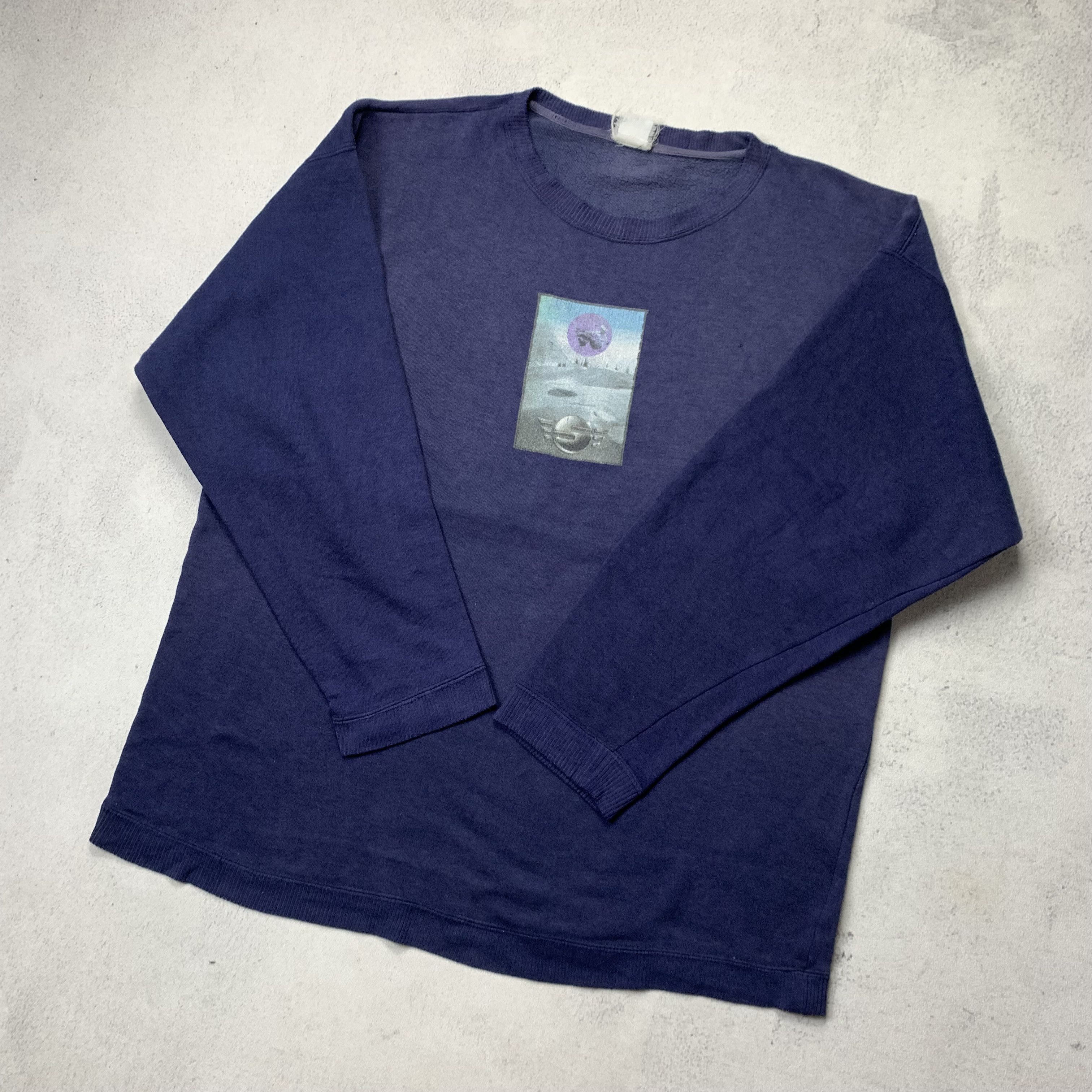 Vintage Vintage 90s Skateboards Distressed Destroyed Sweatshirt Size US L / EU 52-54 / 3 - 2 Thumbnail