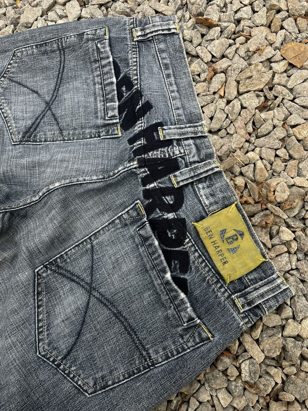 Vintage Ben Harper Vintage Rap RARE Jeans Rap Style Y2K 90s Size US 33 - 4 Thumbnail