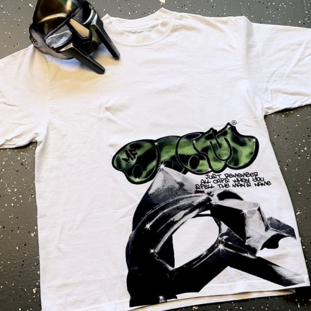 Japanese Brand × Vintage MF Doom Graphic Print Oversized Tshirt Size US XXL / EU 58 / 5 - 5 Thumbnail