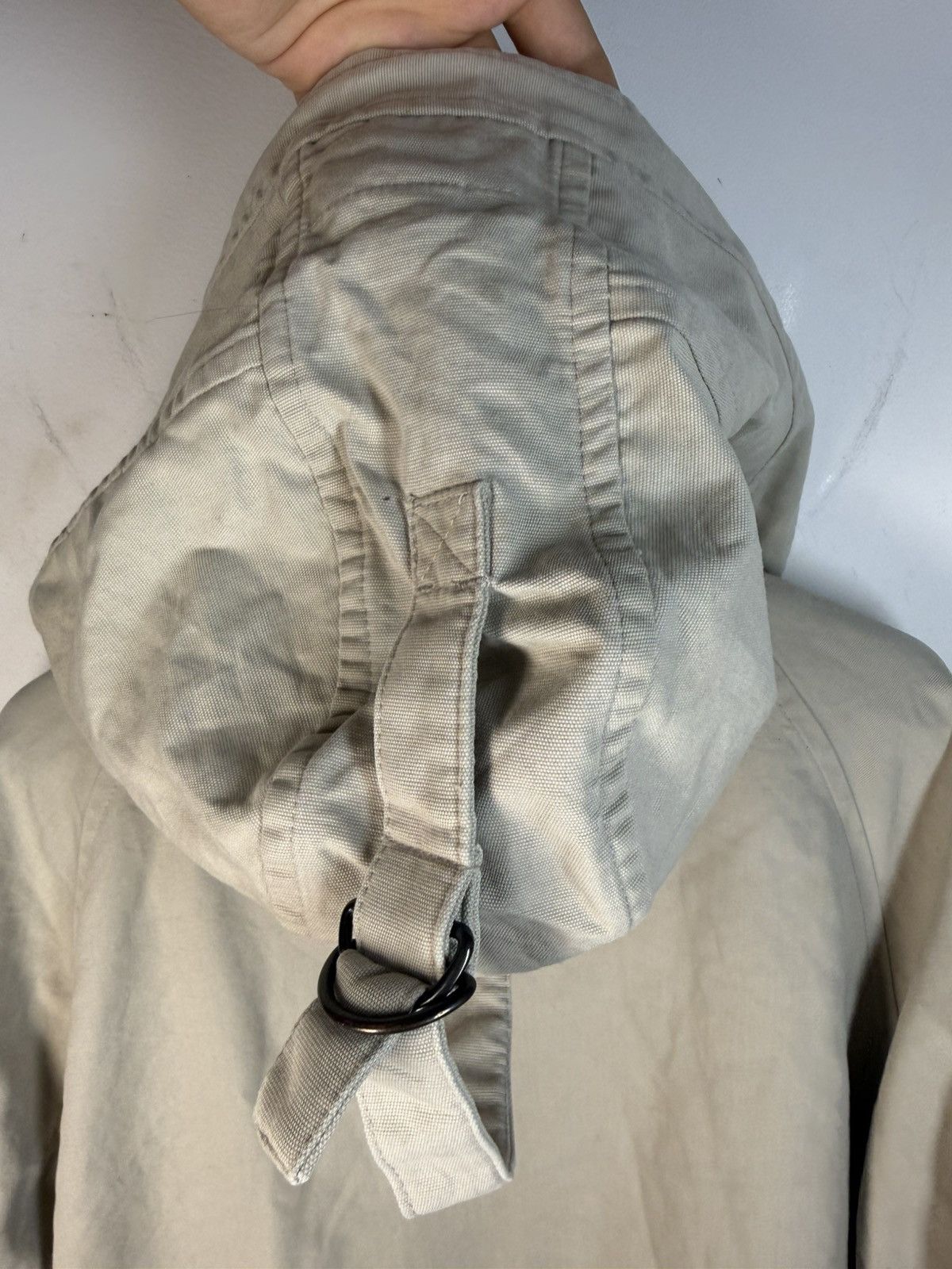 Yves Saint Laurent Beige YSL Jacket Parka Autumn Hooded Size US L / EU 52-54 / 3 - 10 Thumbnail