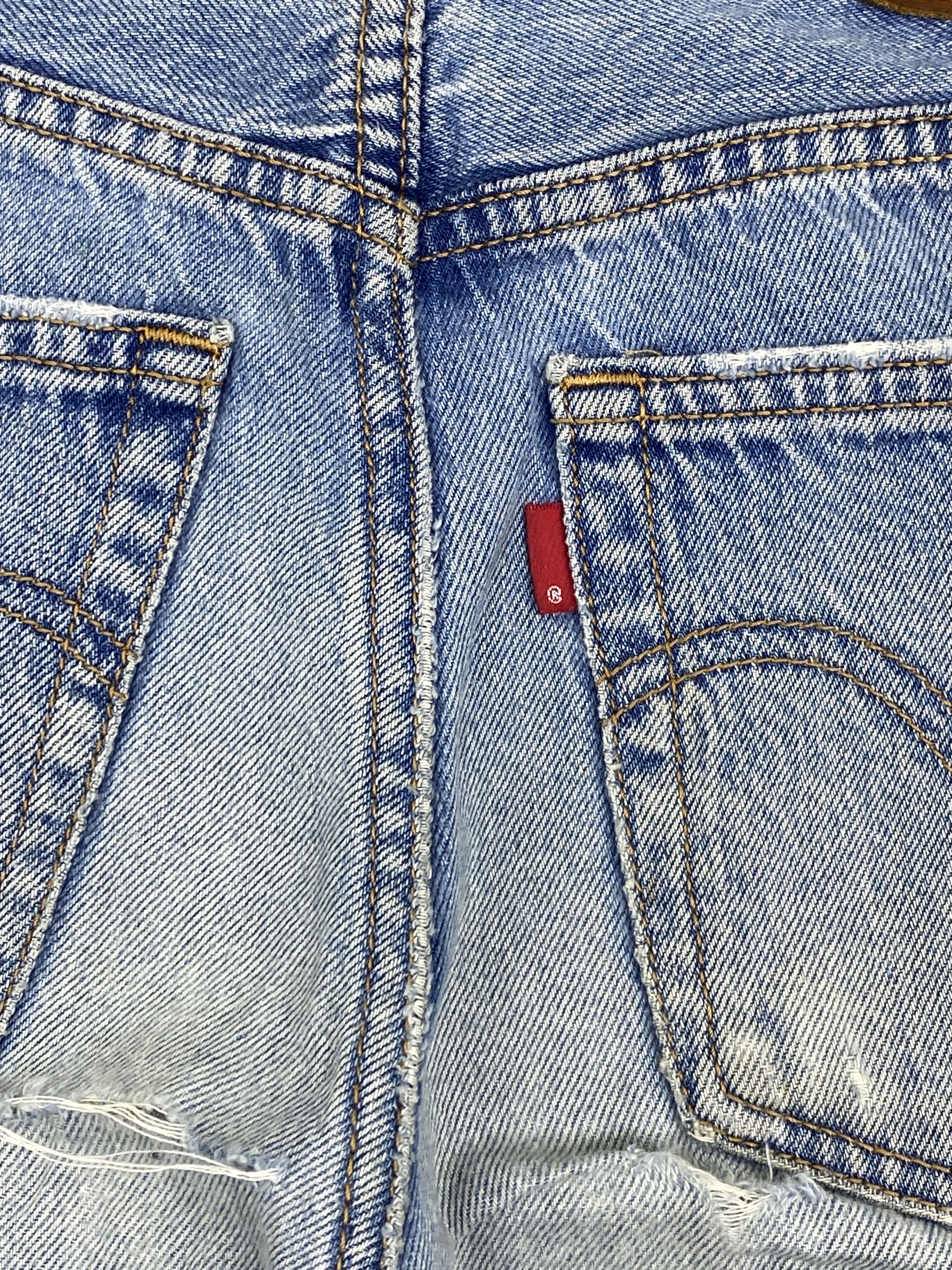 Levi's Vintage Levis Rib Cage Straight Button Fly Jeans DP2764 Size US 26 / EU 42 - 6 Thumbnail