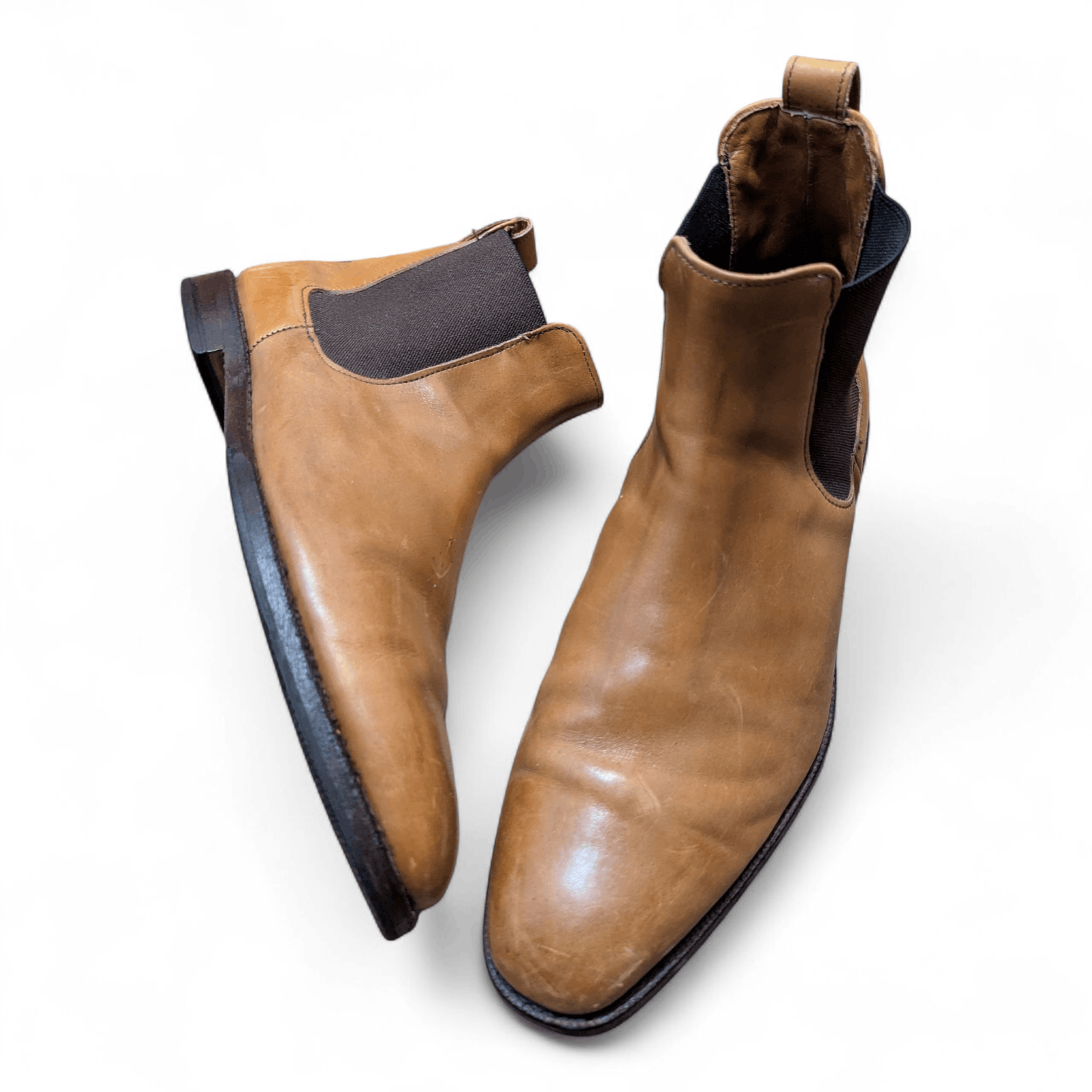 Allen Edmonds Allen Edmonds Liverpool Chelsea Boots 7523 Walnut Tan Size US 10.5 / EU 43-44 - 3 Thumbnail