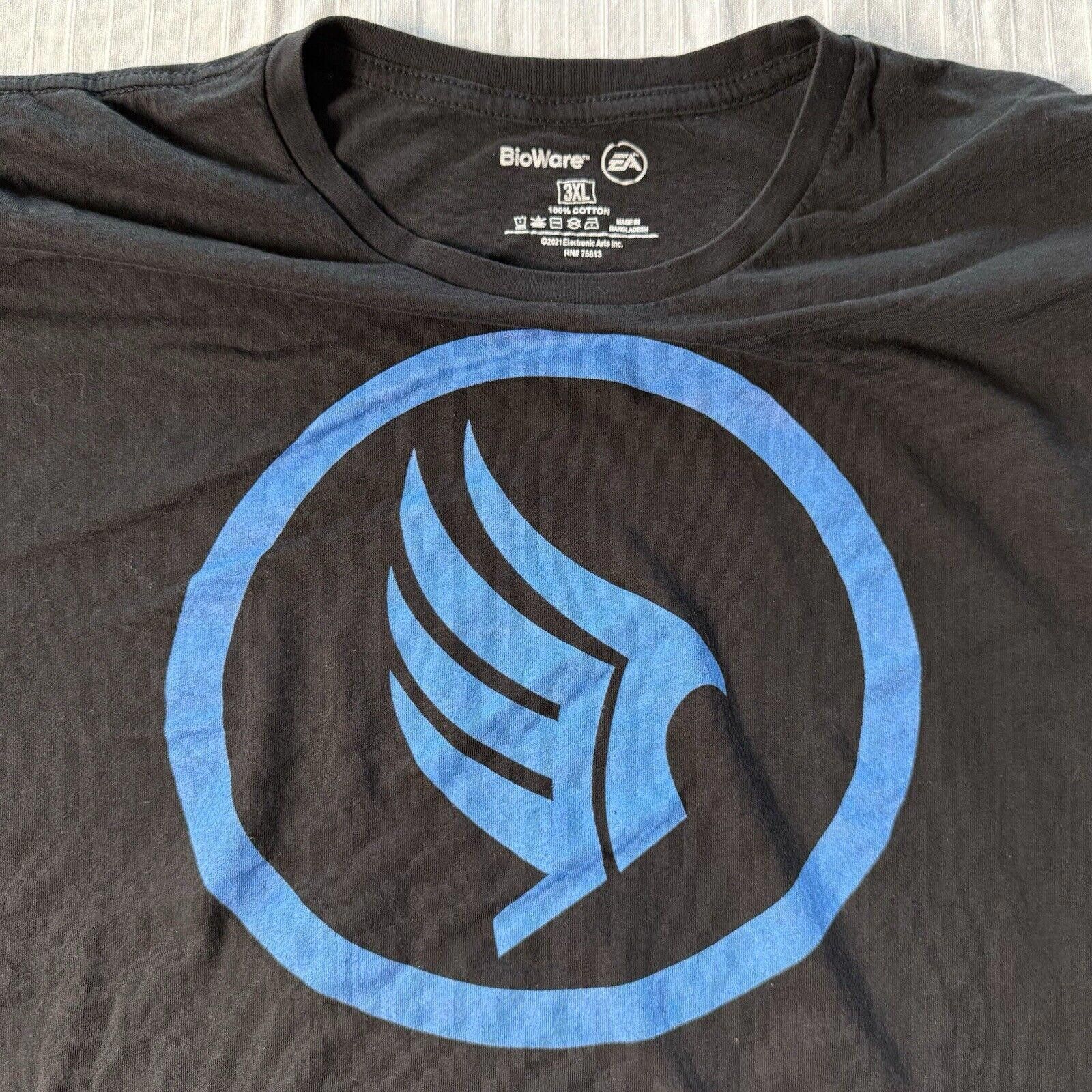 Designer VTG BioWare Mass Effect 2 Paragon Logo T-Shirt Sz Men's 3XL Size US XXL / EU 58 / 5 - 1 Thumbnail