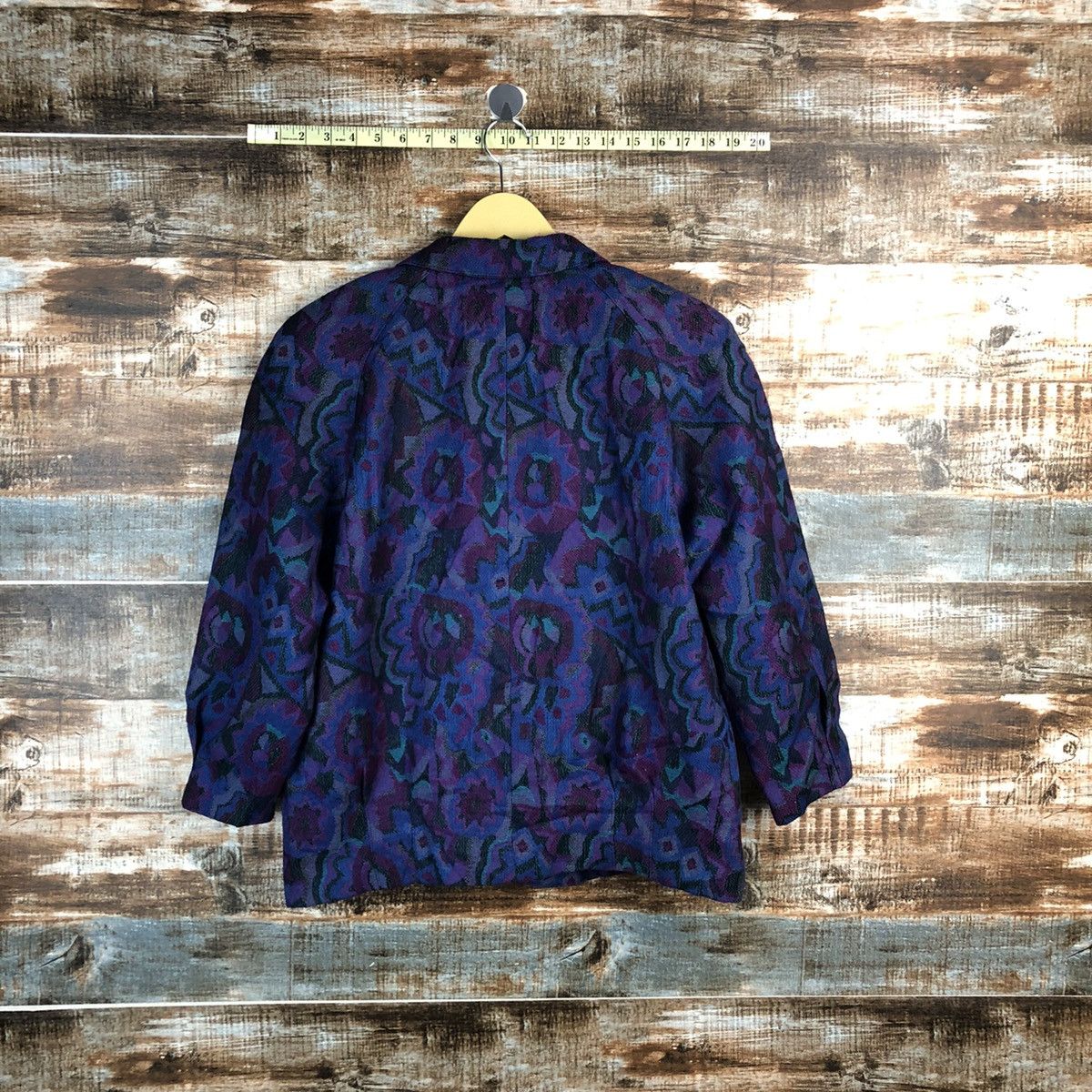 Japanese Brand × Vintage Japanese Brand vintage art Purple Blazzer #A2327 Size M / US 6-8 / IT 42-44 - 13 Thumbnail