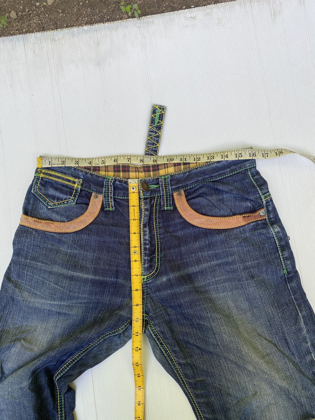 If Six Was Nine × Japanese Brand Sorridere double waist denim pants Size US 32 / EU 48 - 3 Thumbnail