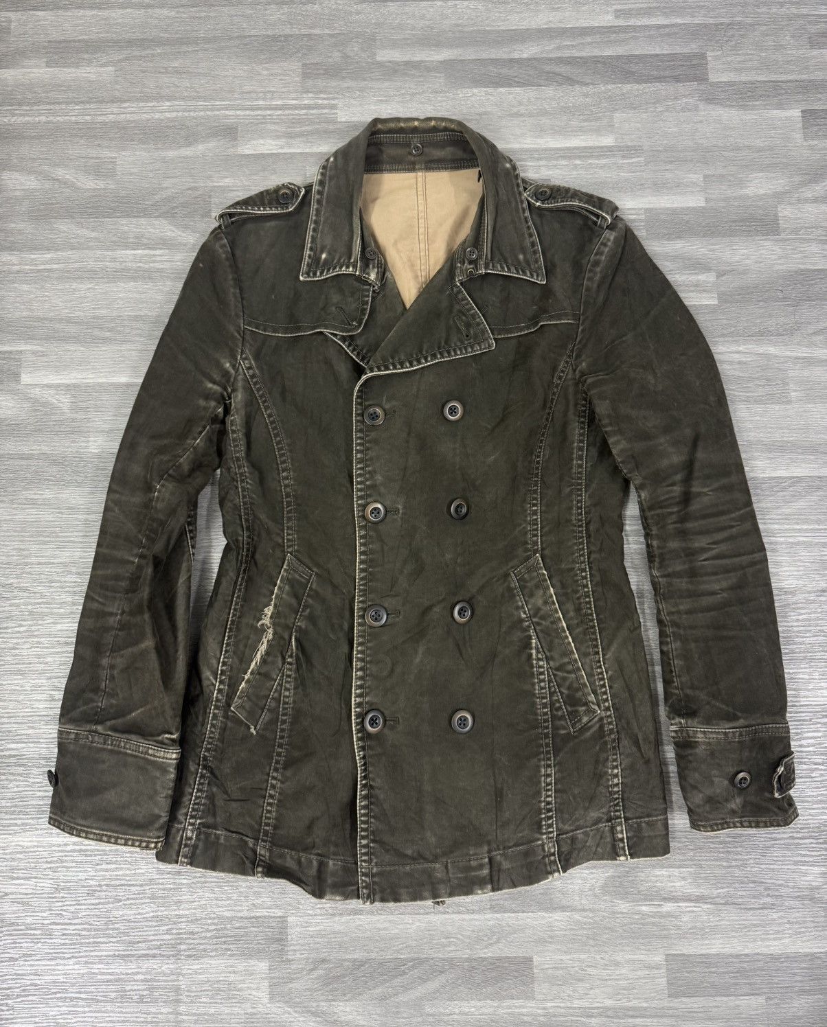 Tete Homme Rare 🔥/ Vintage Tete Homme Double Breast Jacket Size L / US 10 / IT 46 - 1 Thumbnail