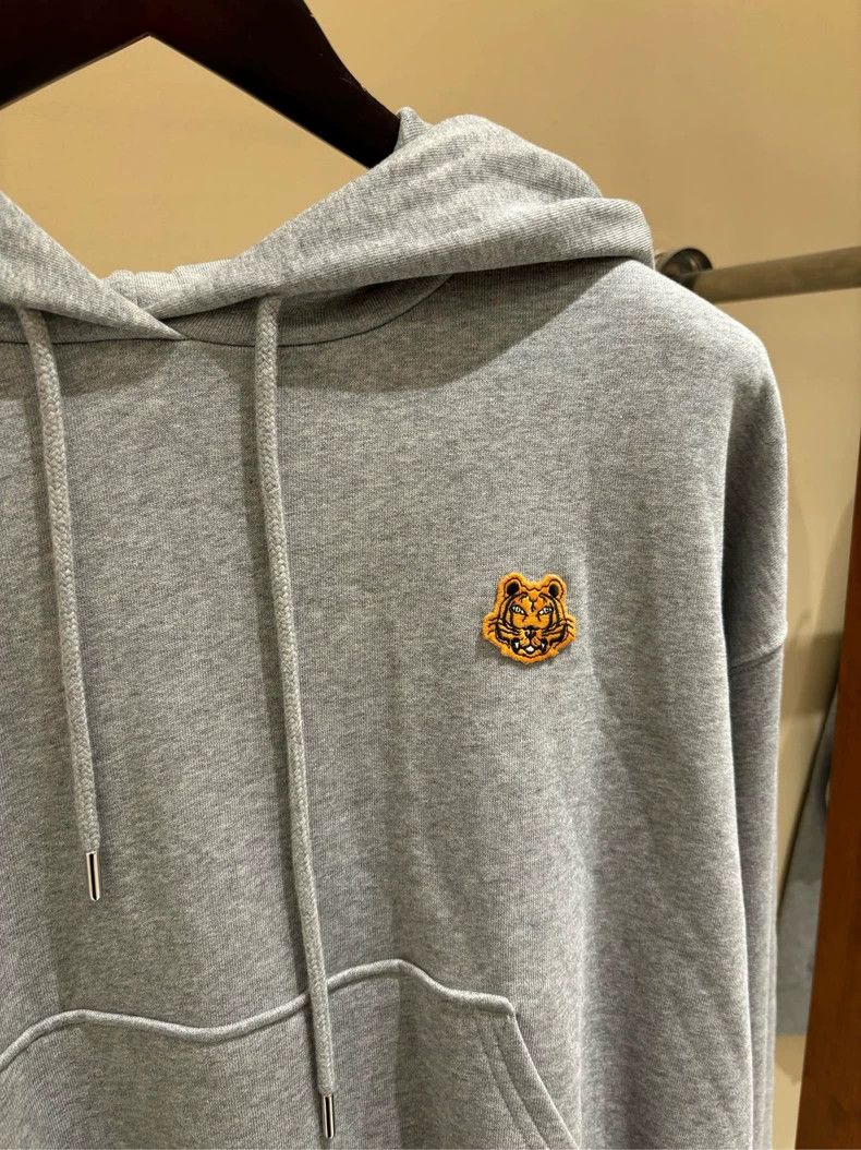 Kenzo KENZO Light grey hooded hoodie Size US XL / EU 56 / 4 - 6 Thumbnail