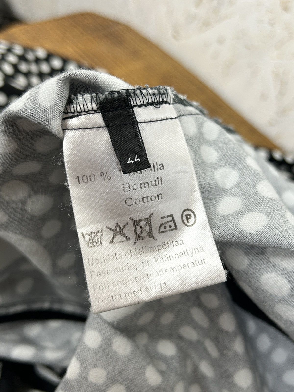 Marimekko Marimekko Black/White Polka Dot Denim Jacket Size 44 Size M / US 6-8 / IT 42-44 - 7 Thumbnail