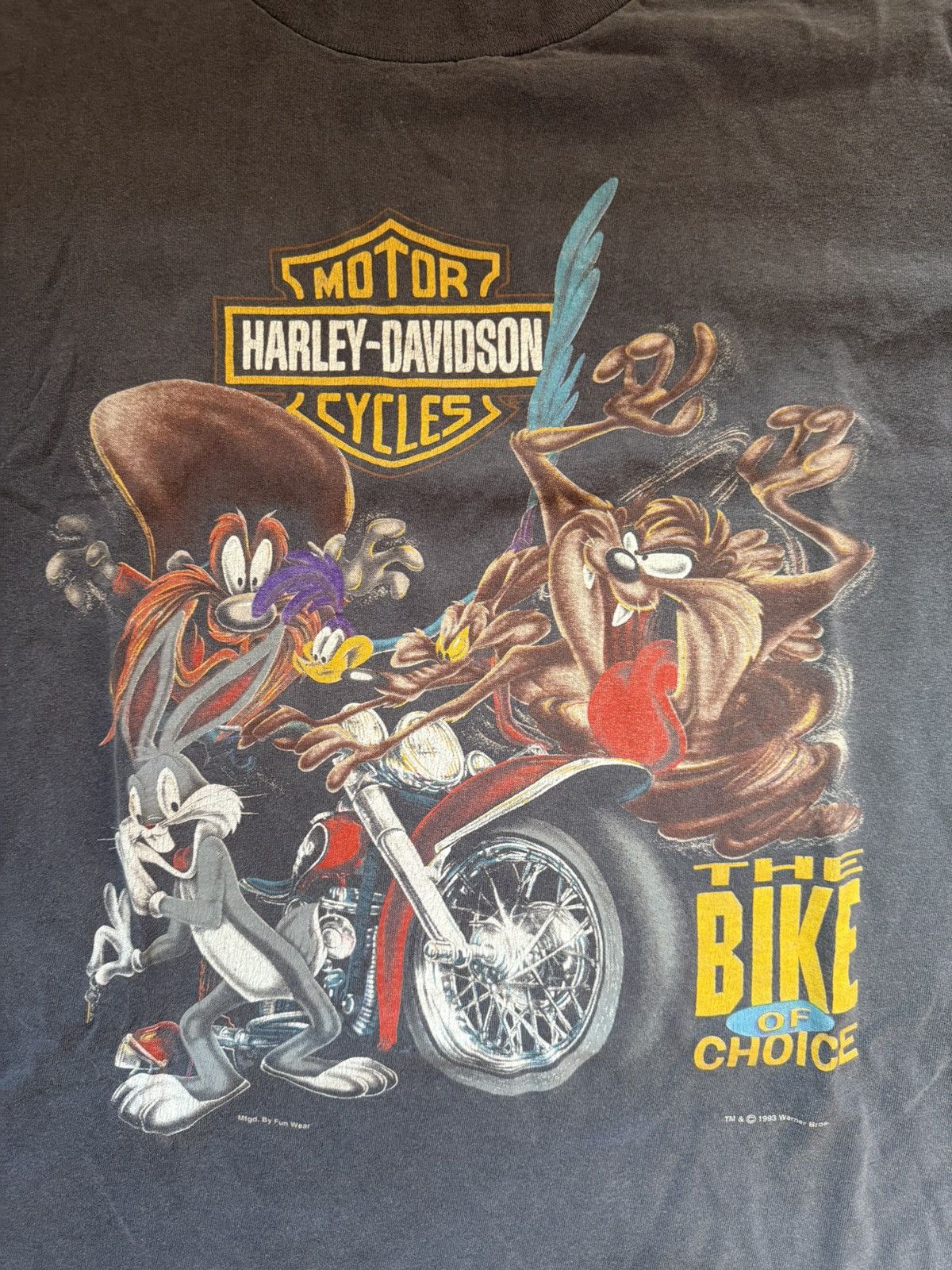 Harley Davidson VTG Harley Davidson Looney Tunes T Shirt Size US M / EU 48-50 / 2 - 2 Thumbnail