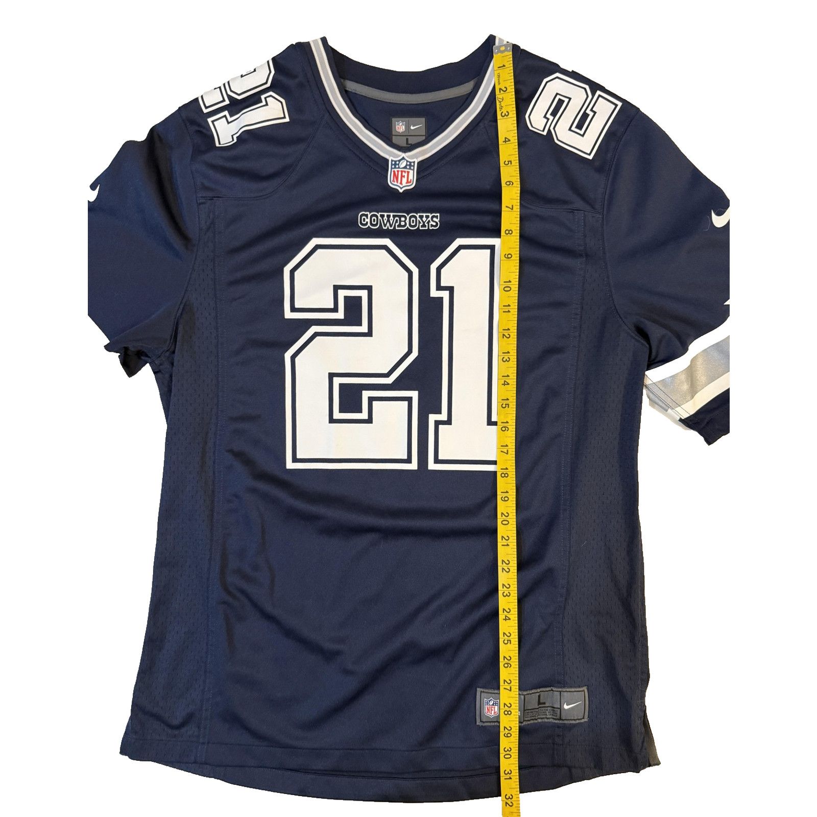 Nike Dallas Cowboys Football Jersey Mens LG NFL Ezekiel Elliott Size US L / EU 52-54 / 3 - 7 Thumbnail