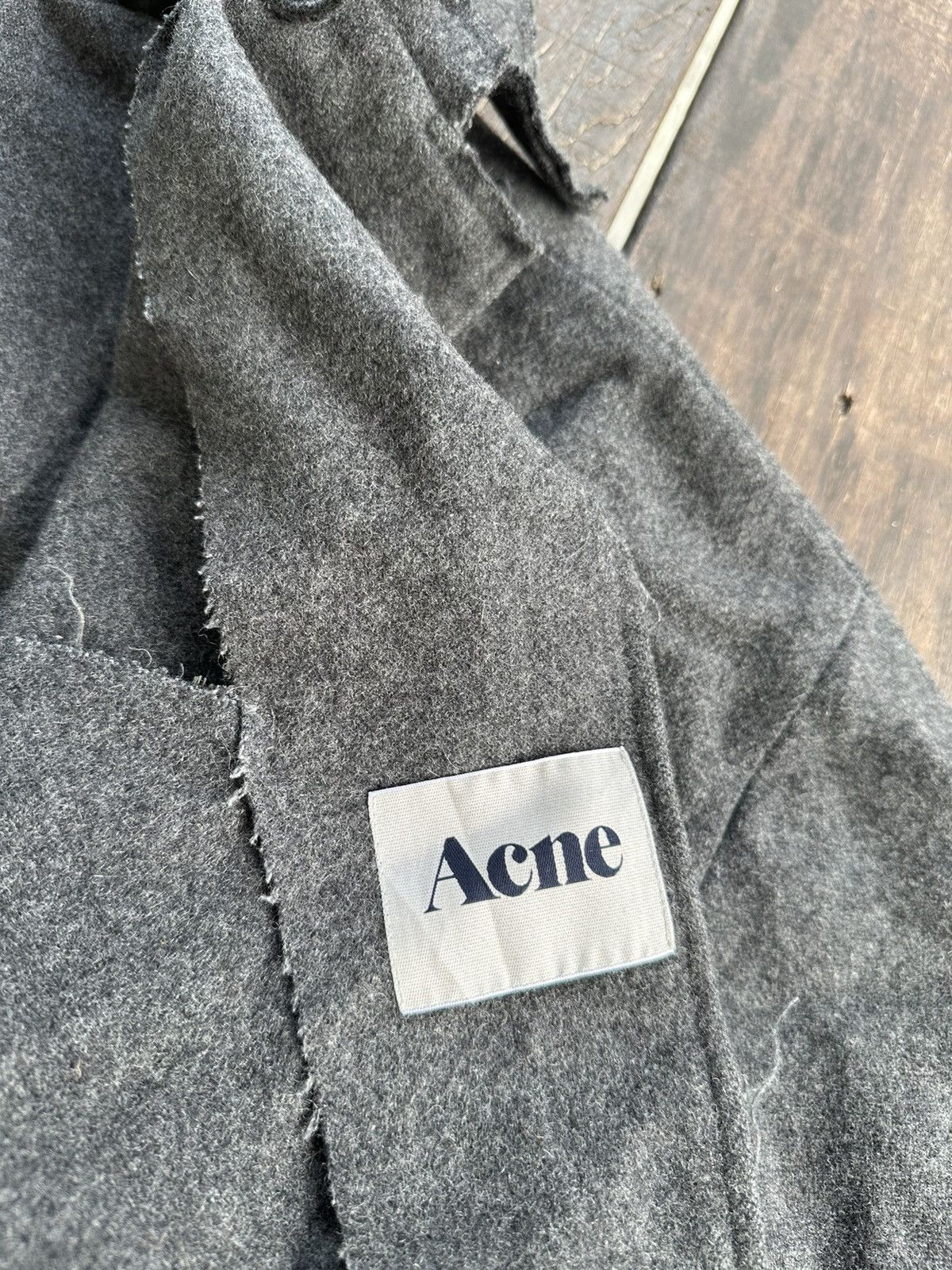 Acne Studios × Vintage Acne coat wool hooded Size L / US 10 / IT 46 - 7 Thumbnail
