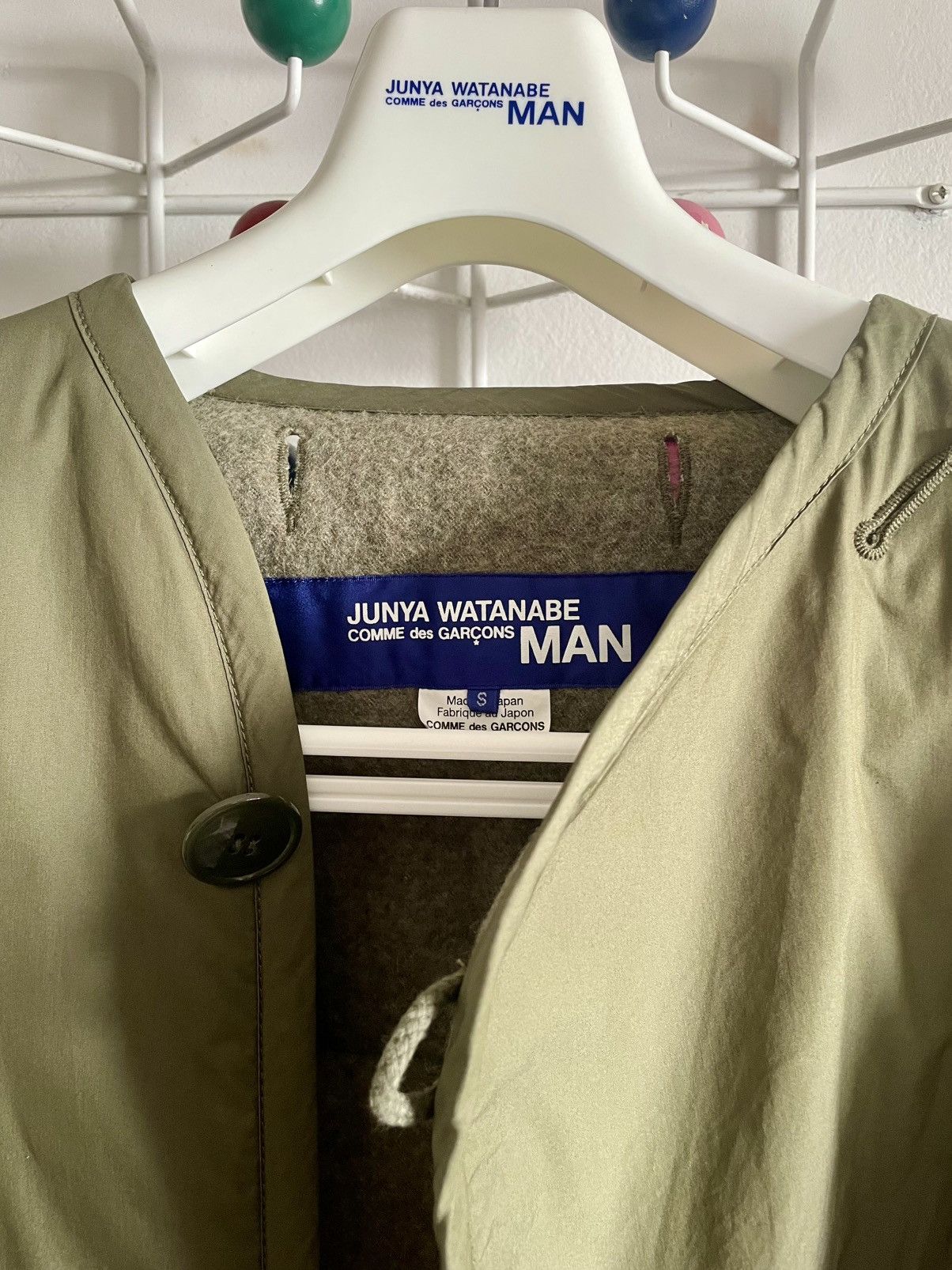 Comme des Garcons × Junya Watanabe JUNYA WATANABE MAN ARMY LINER COAT Size US S / EU 44-46 / 1 - 5 Thumbnail