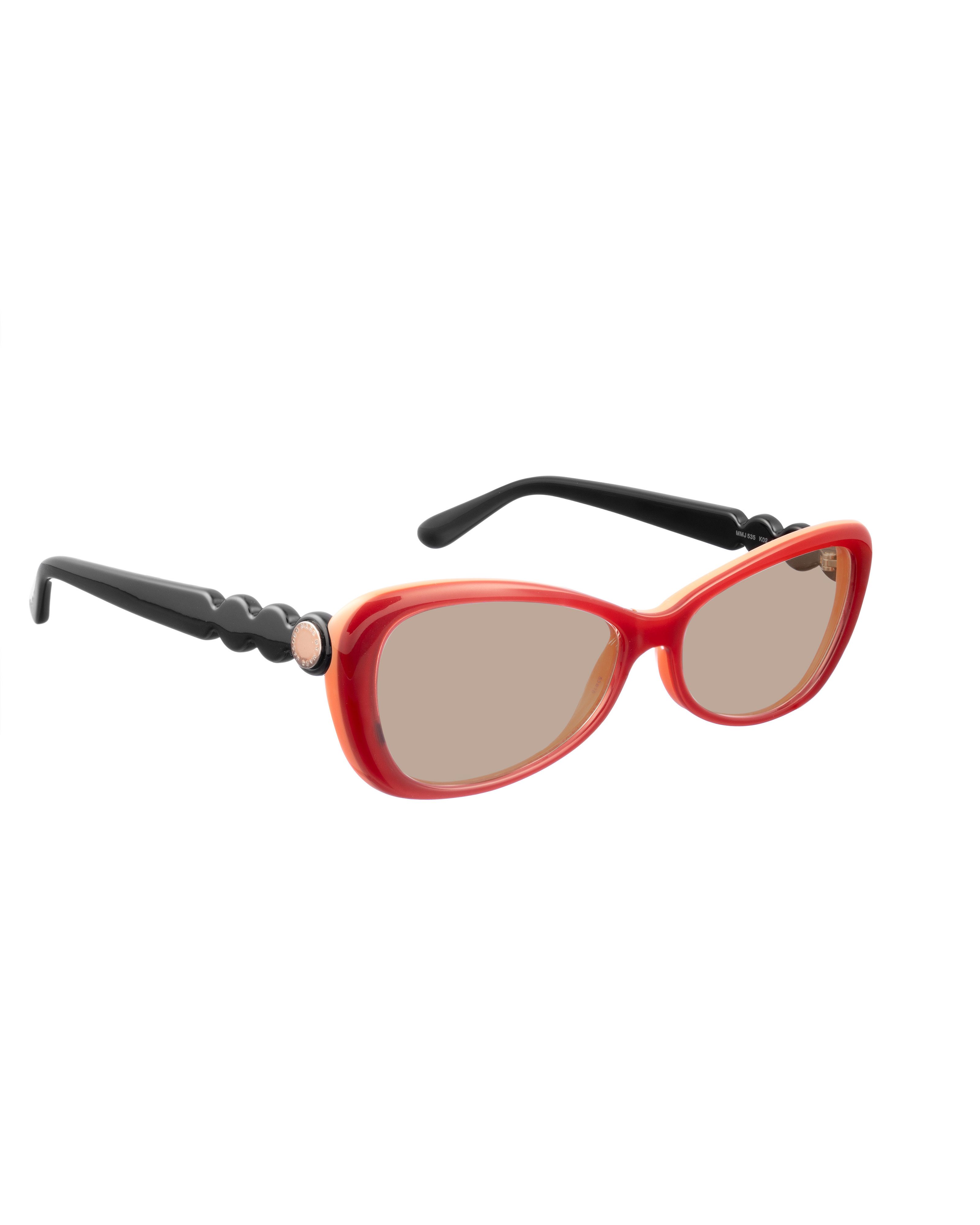 Marc by Marc Jacobs Marc by Marc Jacobs 00s Red, Orange & Black Sunglasses Size ONE SIZE - 1 Thumbnail