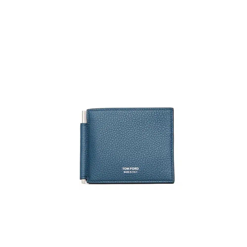 Tom Ford o1loc1c0426 Y0231 Size: OS / Leather Wallet in Blue Size ONE SIZE - 1 Thumbnail