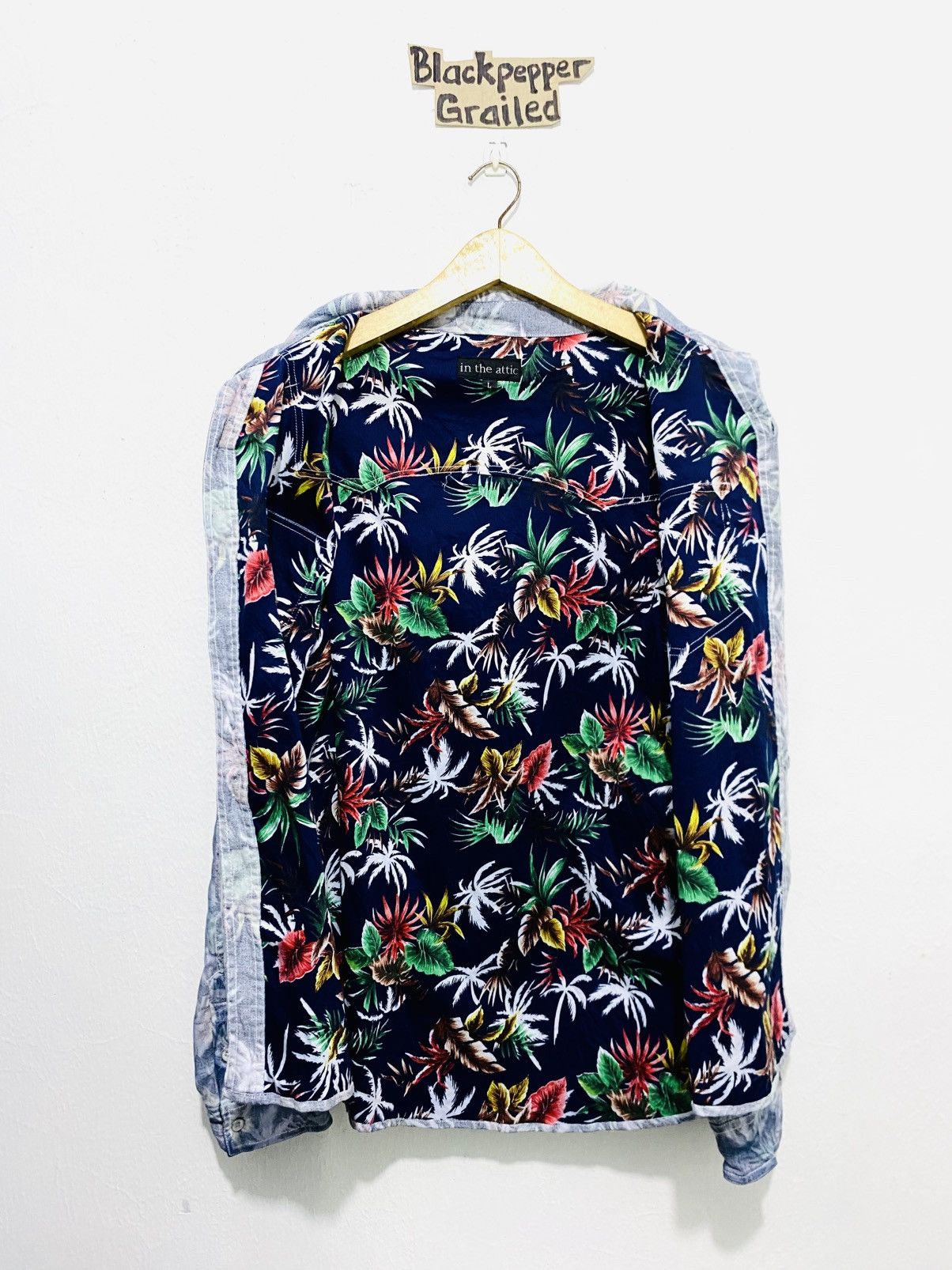 In The Attic In The Attic Floral Hawaii button up If six was nine LGB Y2K Size US L / EU 52-54 / 3 - 2 Thumbnail