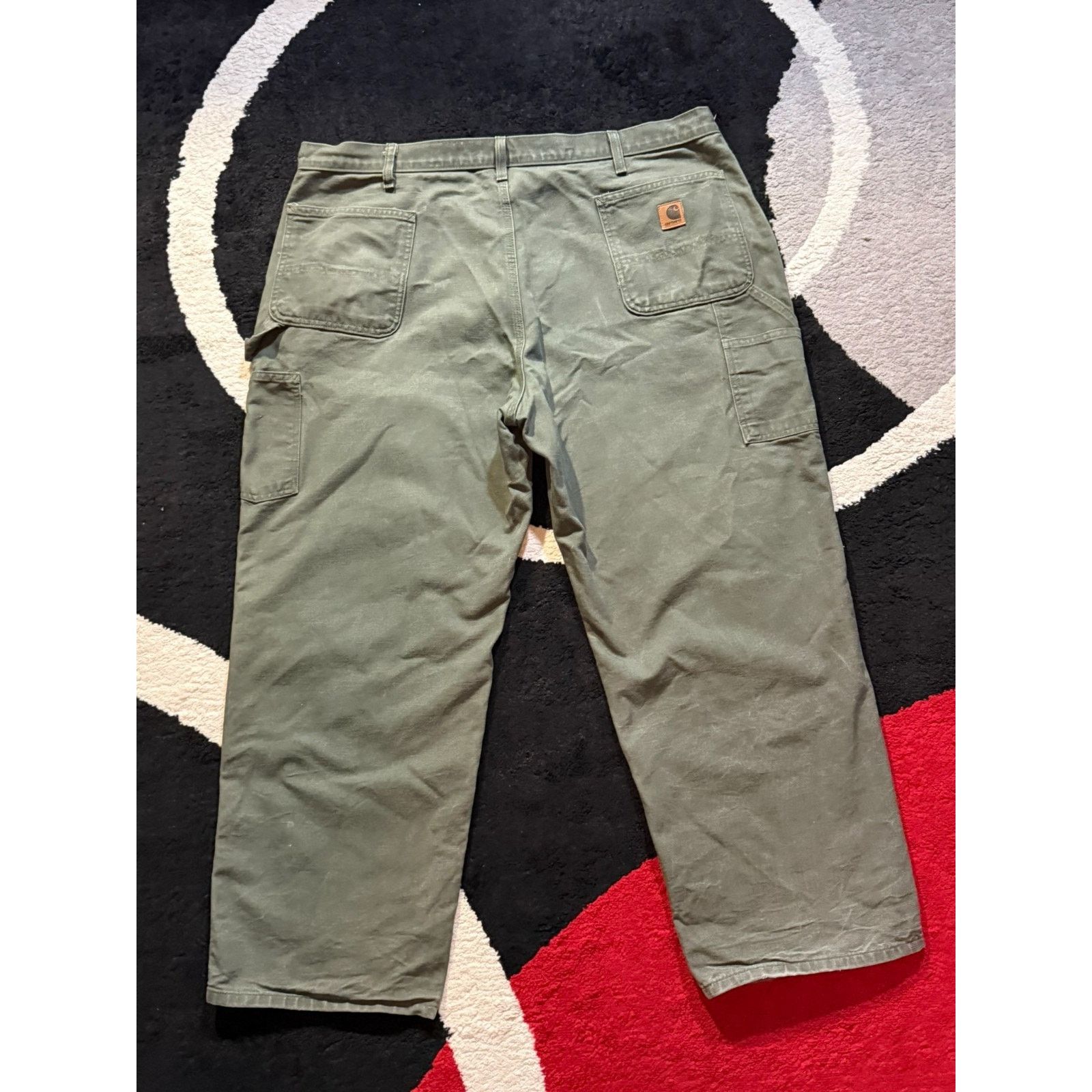 Carhartt Carhartt 44x30 B11 MOS Green Dungaree Fit Work Pants Size US 44 / EU 60 - 1 Thumbnail