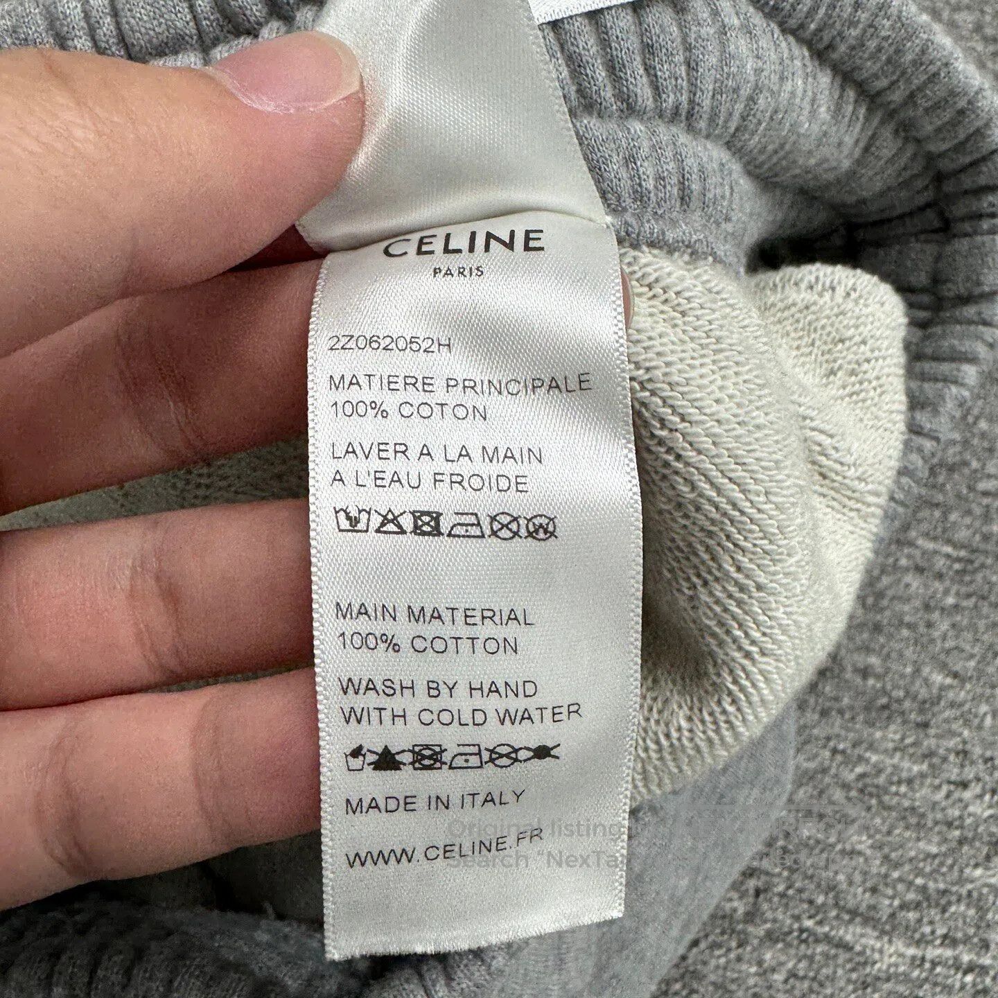 Celine Celine Embroidered letter sports pants| Size US 26 / EU 42 - 5 Thumbnail