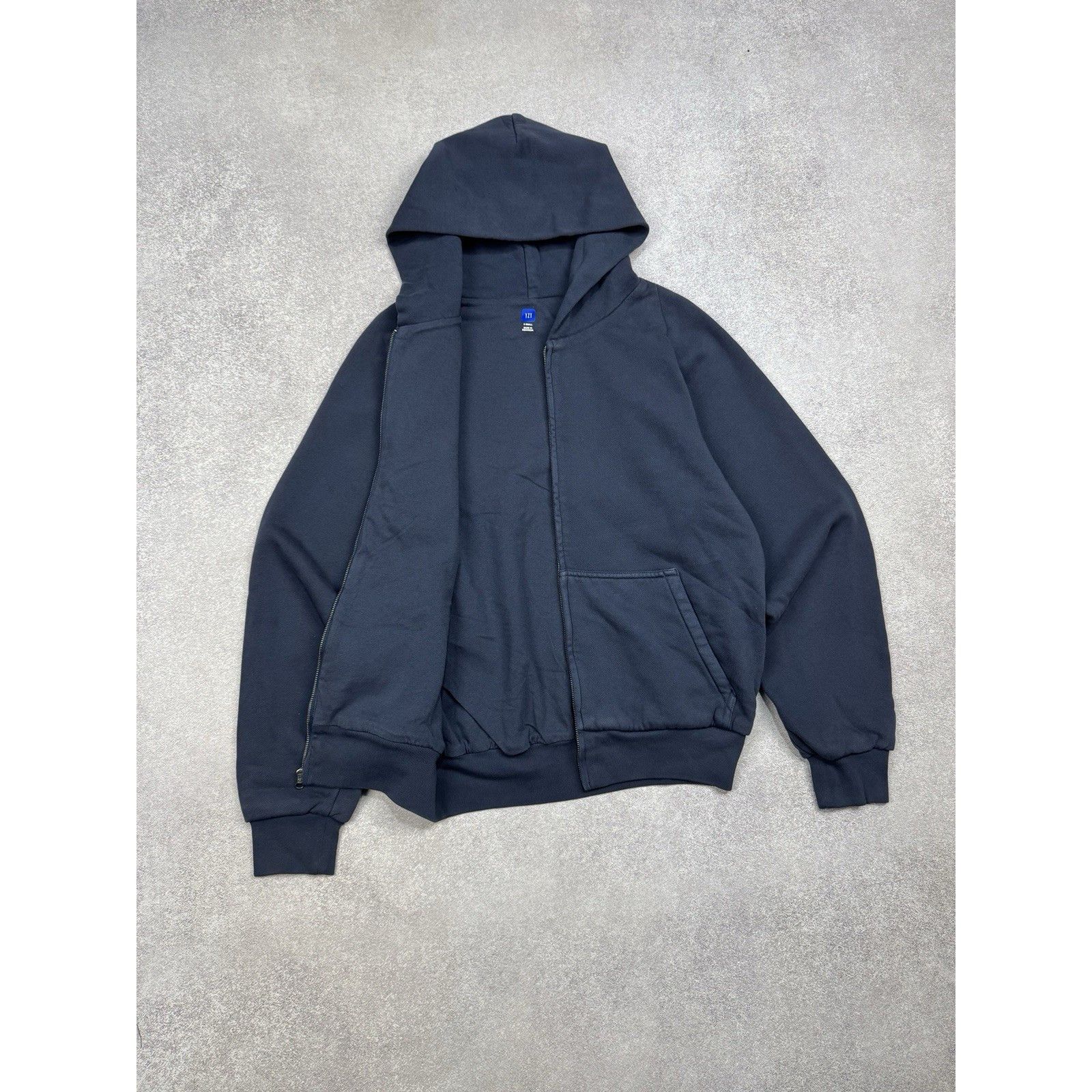 Gap × Yeezy New Without Tags Authentic Yeezy x Gap Zip Up Men's Navy Hoo Size US XS / EU 42 / 0 - 4 Thumbnail