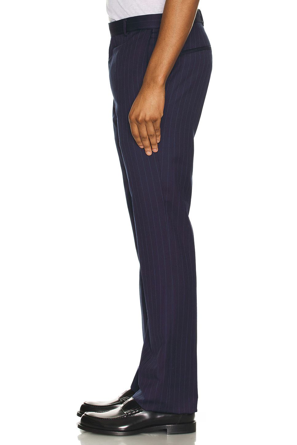 Givenchy o1n1vont0326 90's Trouser in Deep Blue Size US 32 / EU 48 - 5 Thumbnail