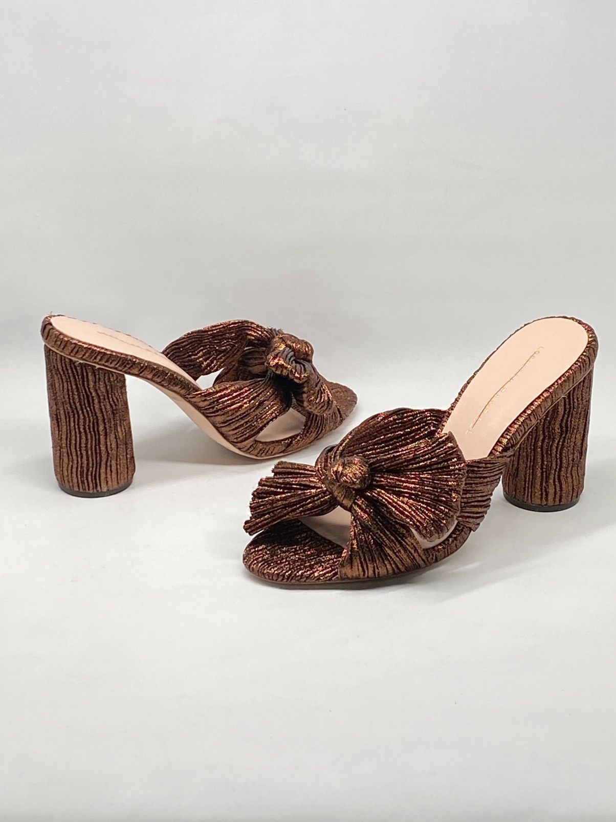 Loeffler Randall Loeffler Randall Metallic Lamé Block-Heel Mules size 7 Size US 7 / IT 37 - 10 Thumbnail