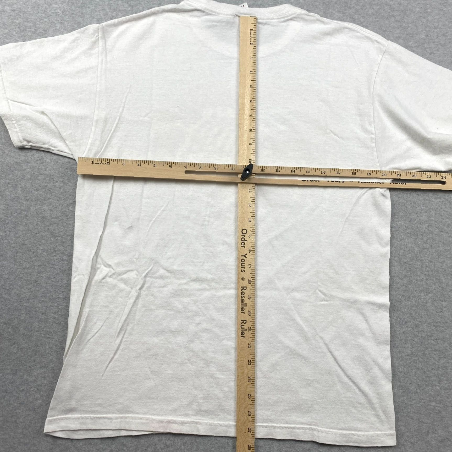 Fruit Of The Loom VINTAGE Fruit of the Loom Air Waves Shirt Mens L White Eagle Graphic USA Proud to be an American Size US L / EU 52-54 / 3 - 7 Thumbnail