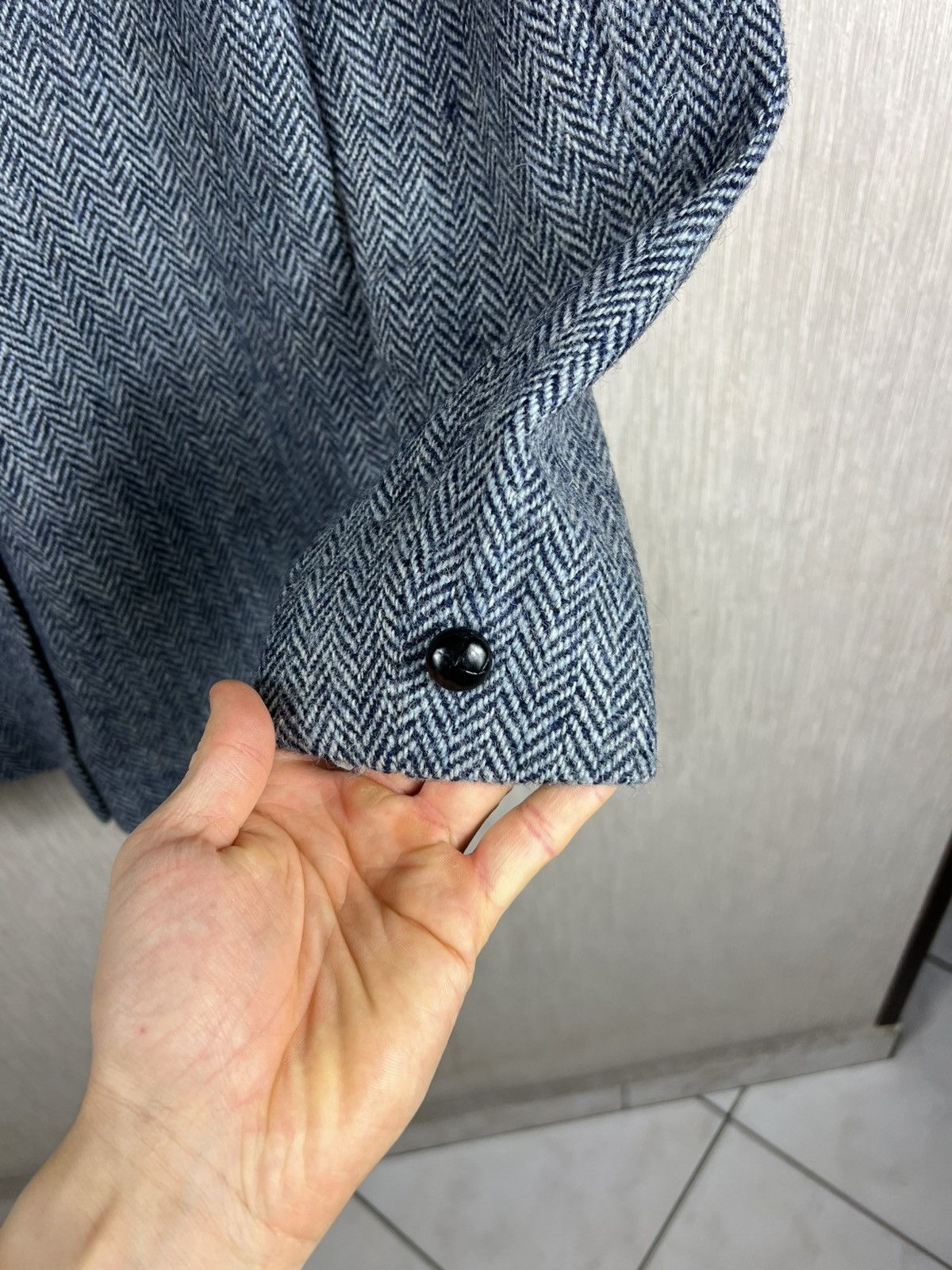 Harris Tweed Vintage 60s Schlasbergs Harris Tweed wool blazer jacket Size US L / EU 52-54 / 3 - 18 Thumbnail