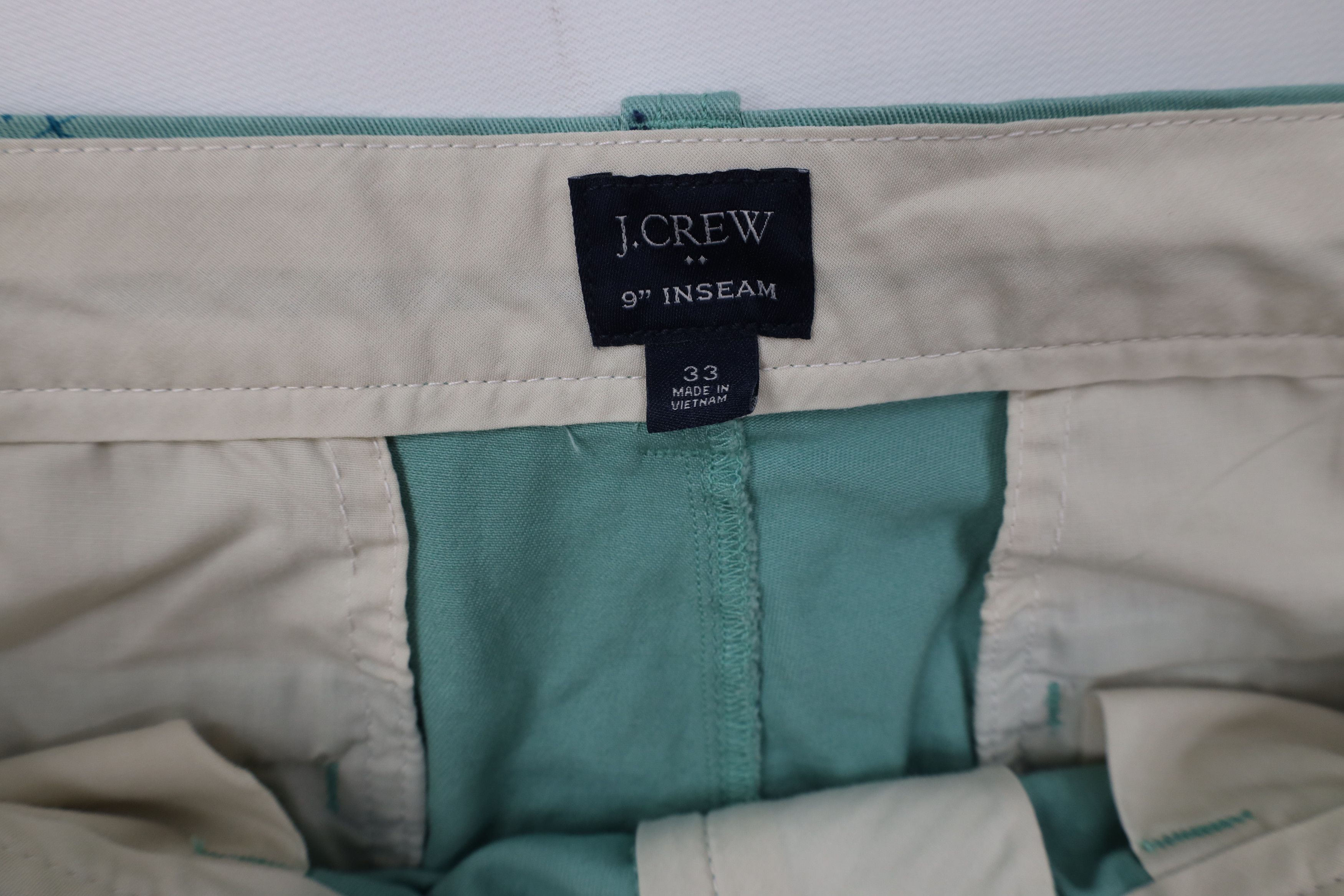 J.Crew J Crew Nautical Boat Anchor All Over Print Chino Shorts Teal Size US 33 - 7 Thumbnail